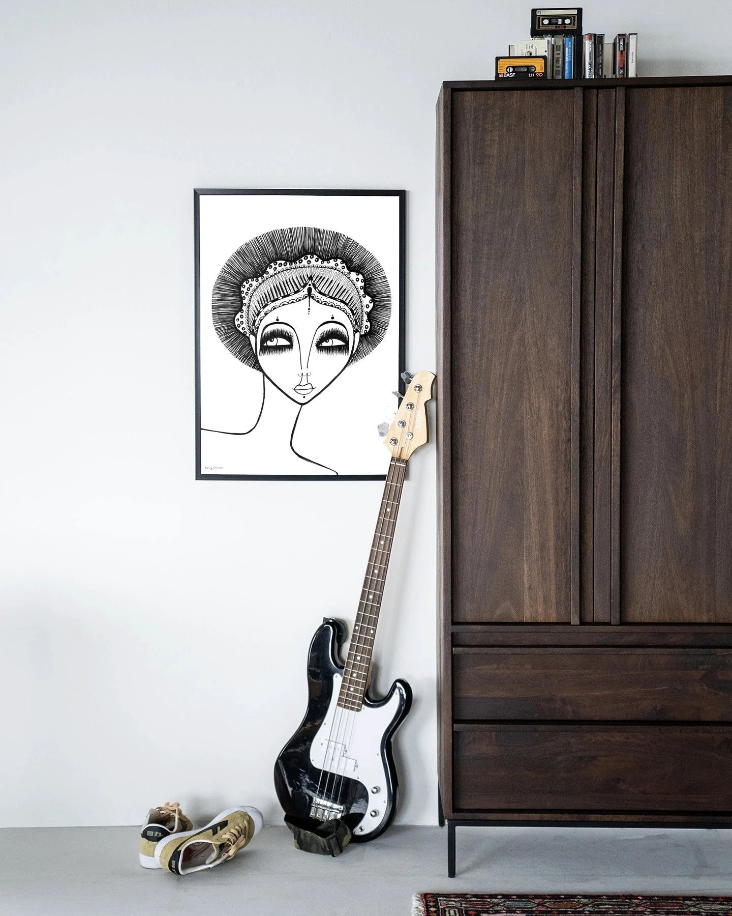 Leyla - Moderne Wanddecoratie | Artprint, Glass Art & Wandkleed by Urban Cotton