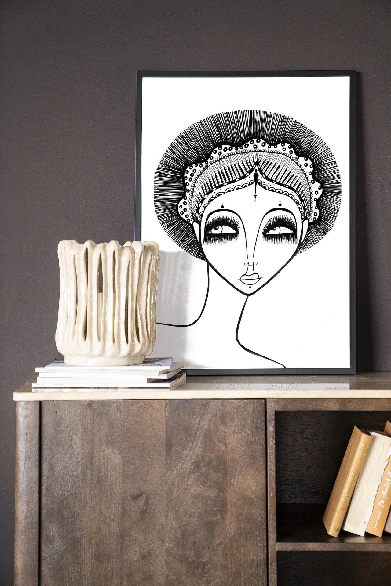 Leyla - Moderne Wanddecoratie | Artprint, Glass Art & Wandkleed by Urban Cotton