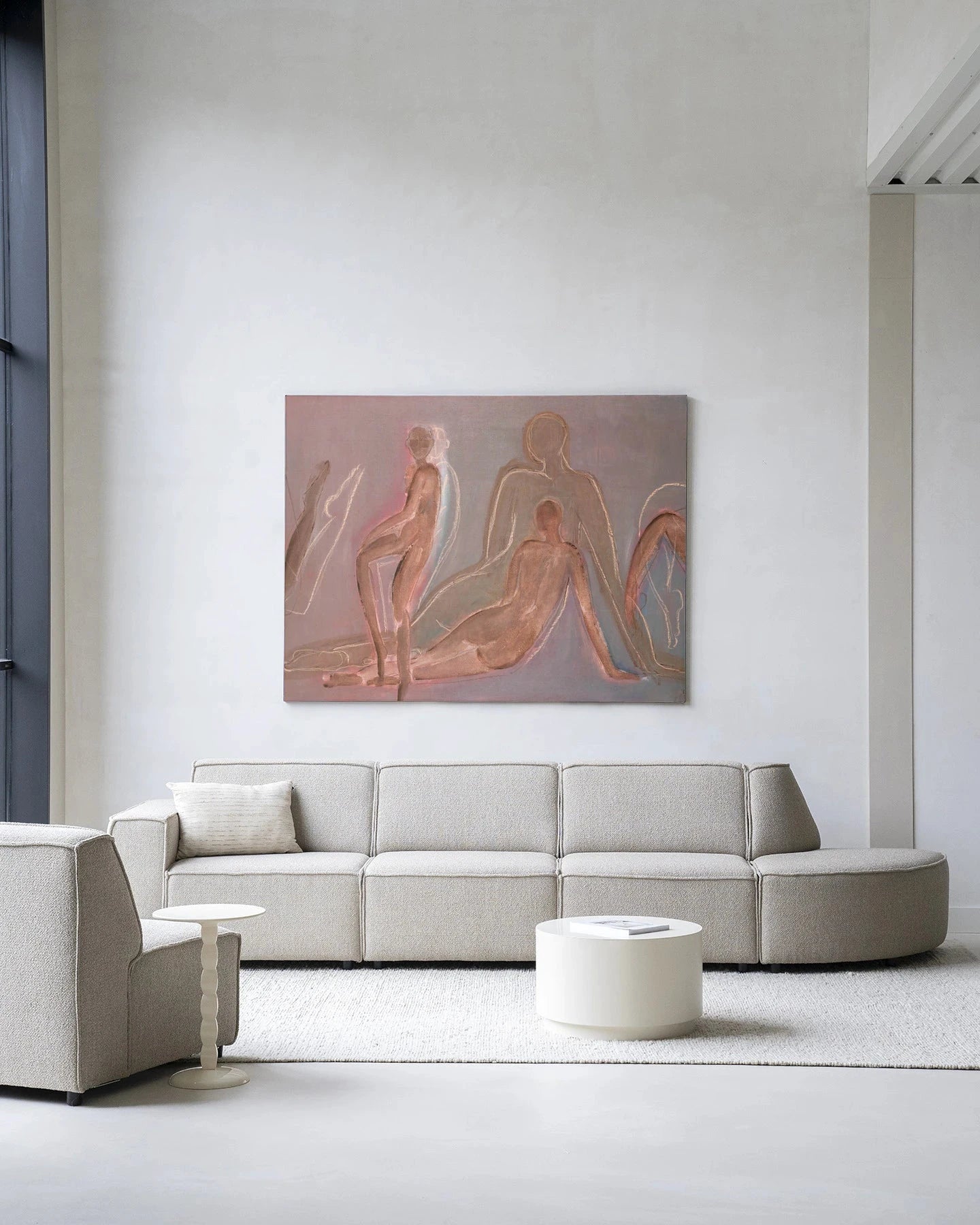 Line of Action Study - Moderne Wanddecoratie | Artprint, Glass Art & Wandkleed by Urban Cotton