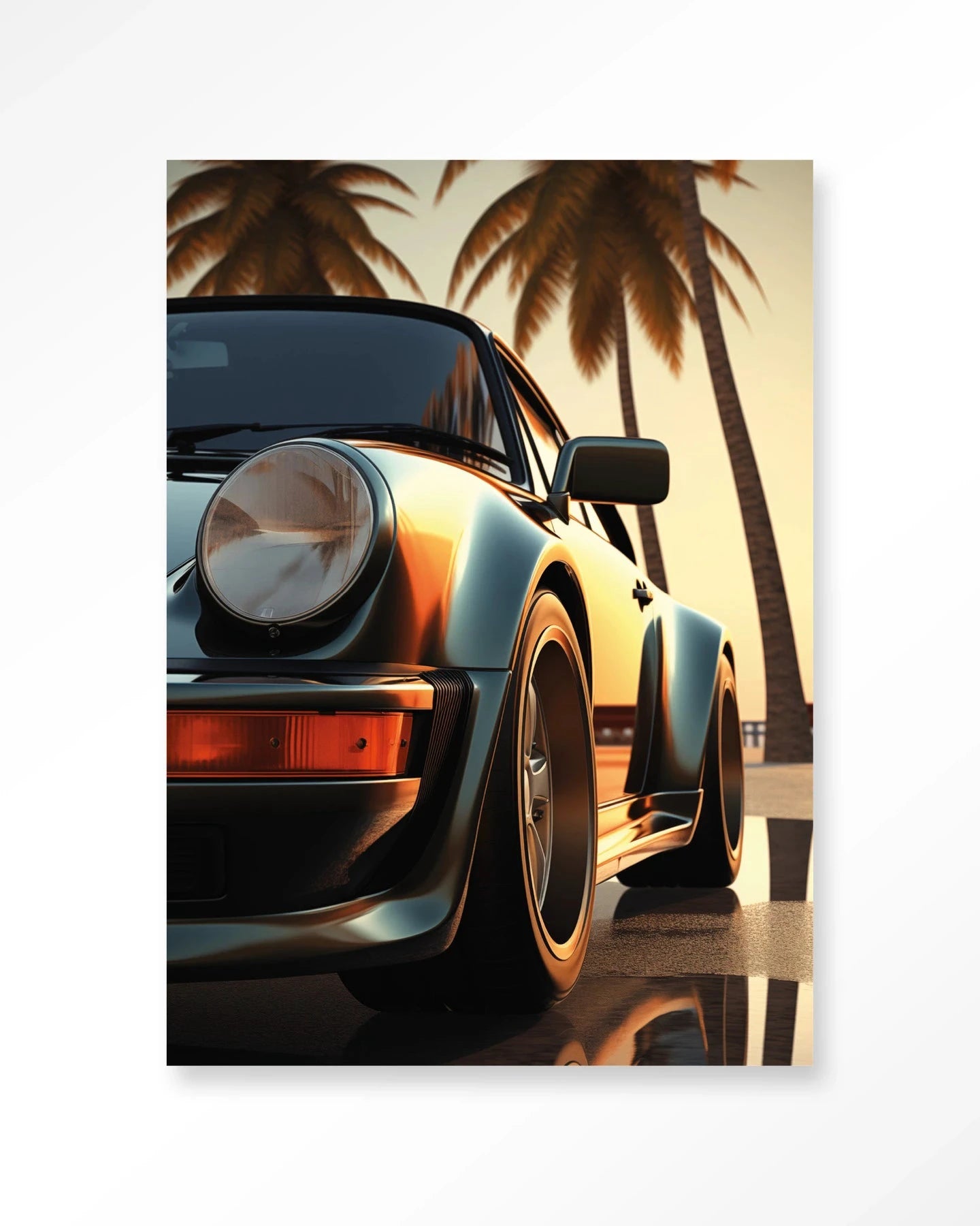 Moderne Miami Style kunstprint met kleurrijk ontwerp, geschikt als wanddecoratie, gemaakt door Urban Cotton.