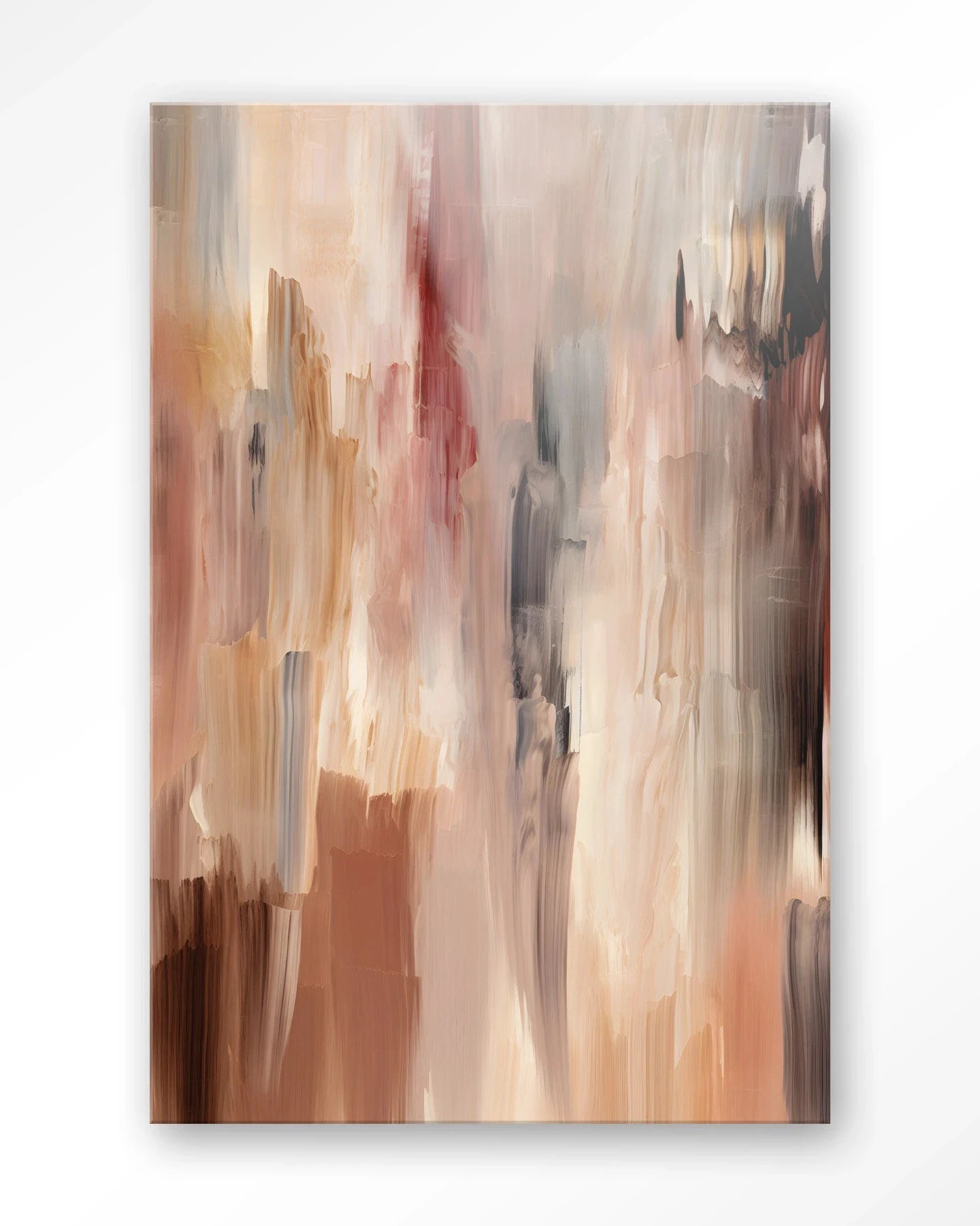 Moderne kunstprint van Urban Cotton met glasdecoratie en wandkleed, kleurrijk Monterosso ontwerp voor muurdecoratie