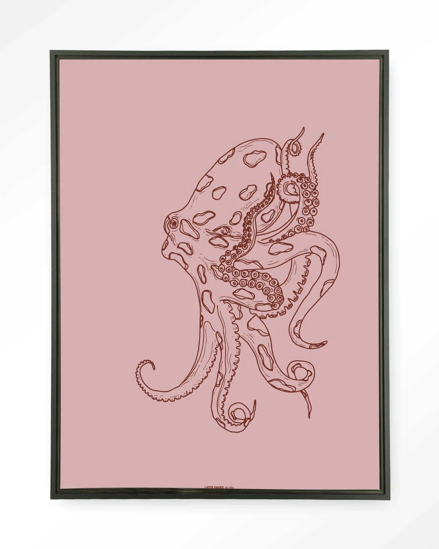 Polypus - Moderne Wanddecoratie | Artprint, Glass Art & Wandkleed by Urban Cotton