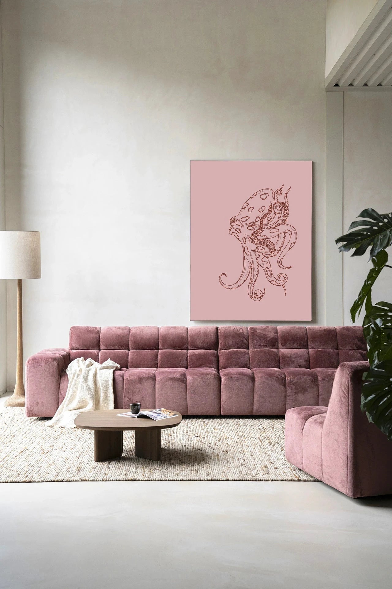 Polypus - Moderne Wanddecoratie | Artprint, Glass Art & Wandkleed by Urban Cotton