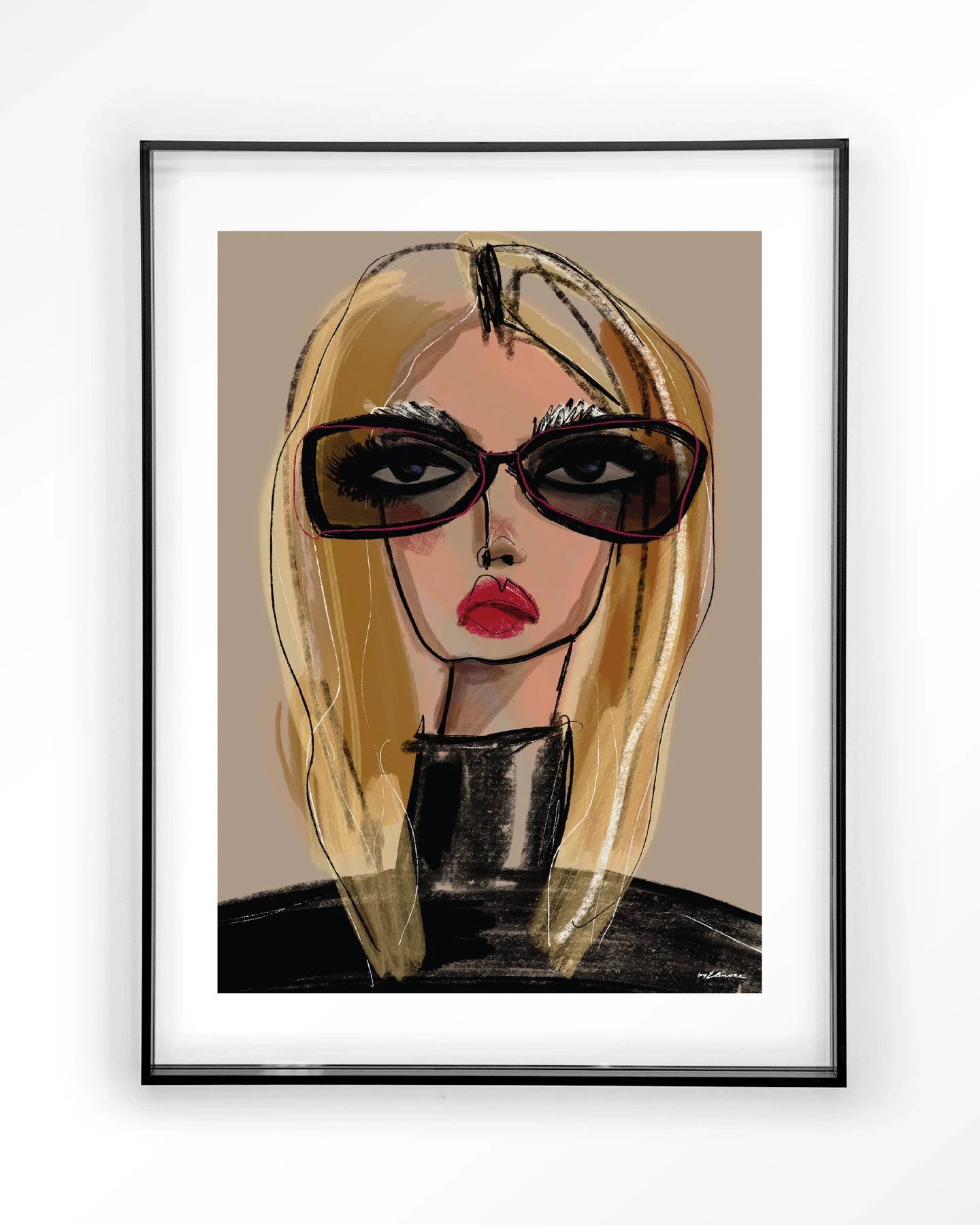 She Knows - Moderne Wanddecoratie | Artprint, Glass Art & Wandkleed by Urban Cotton