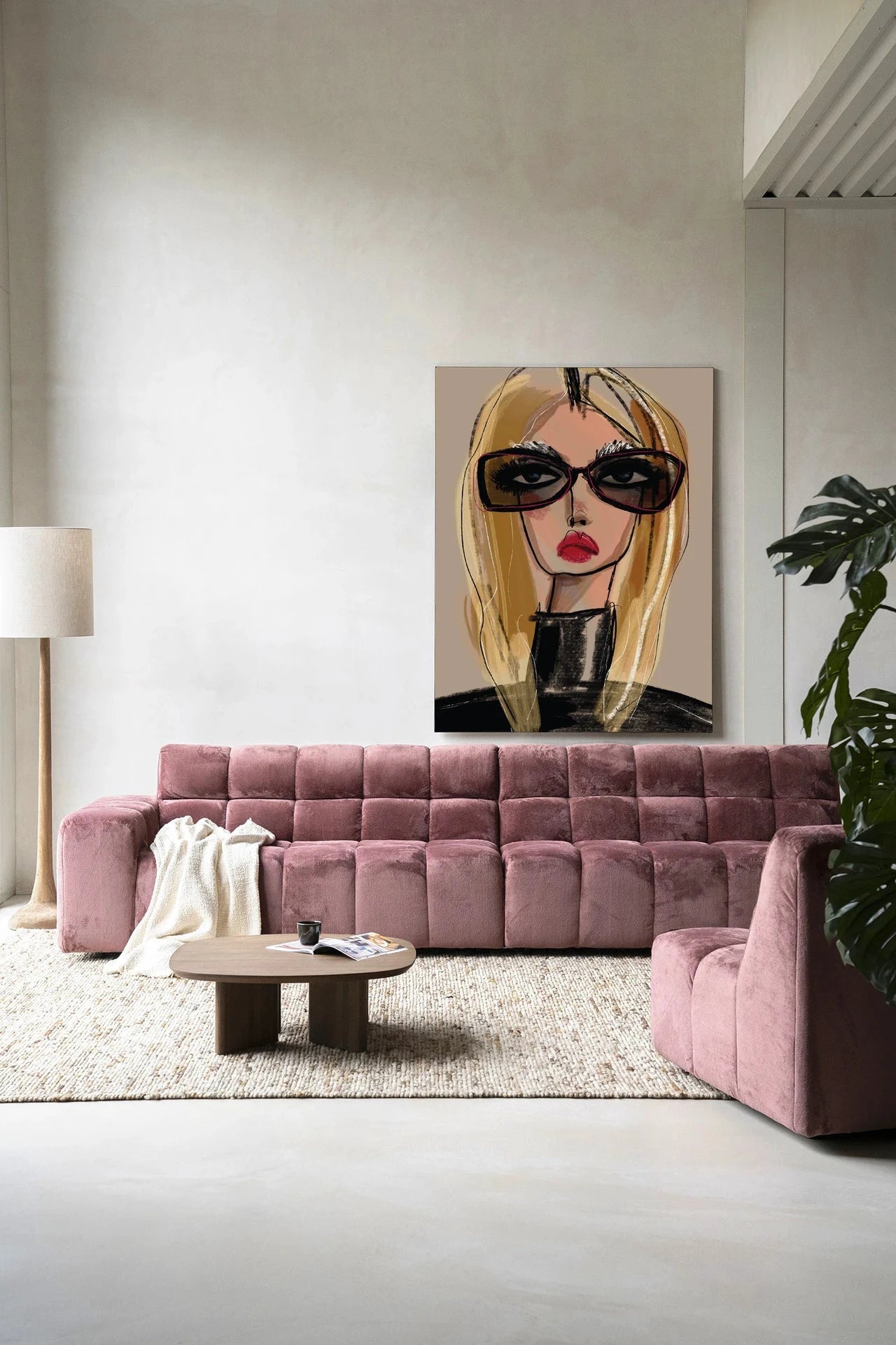 She Knows - Moderne Wanddecoratie | Artprint, Glass Art & Wandkleed by Urban Cotton