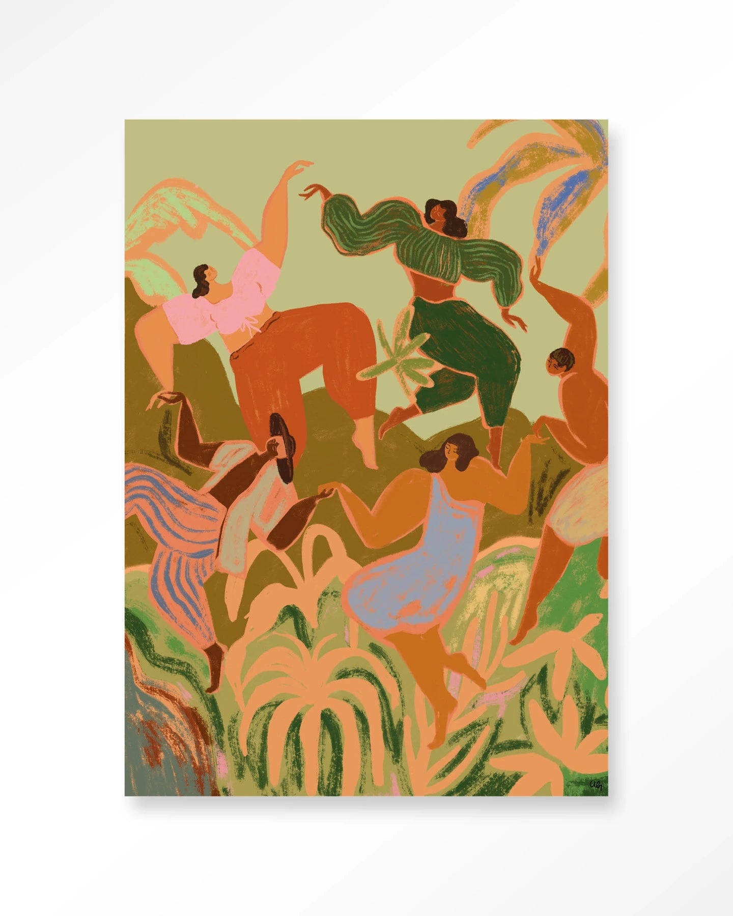 Spring Frolic - Moderne Wanddecoratie | Artprint, Glass Art & Wandkleed by Urban Cotton