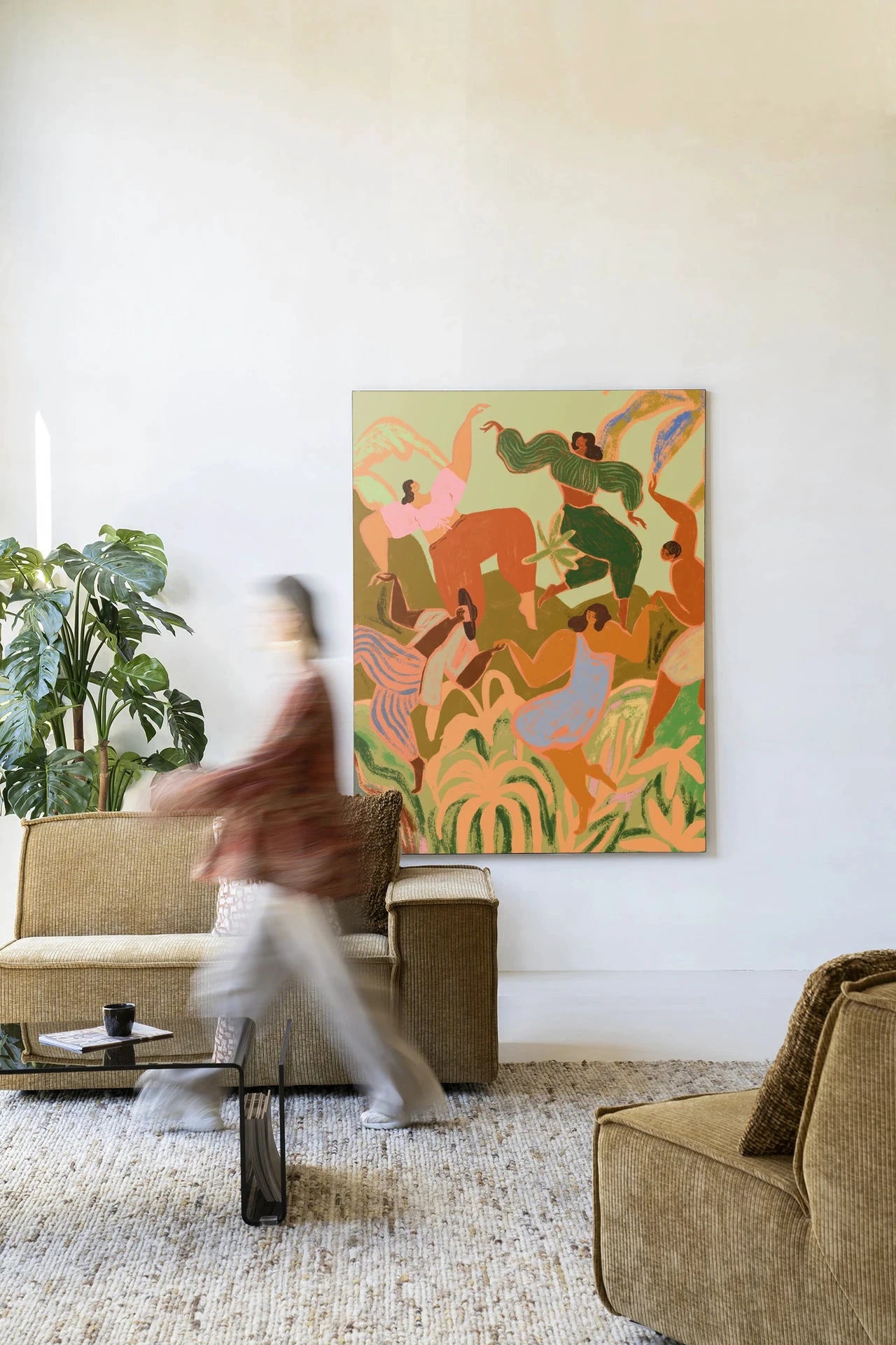 Spring Frolic - Moderne Wanddecoratie | Artprint, Glass Art & Wandkleed by Urban Cotton