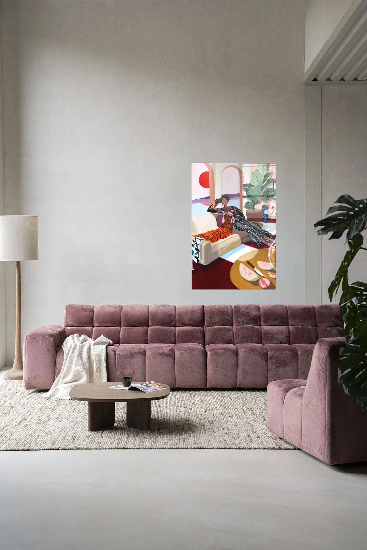 Tiger Queen - Moderne Wanddecoratie | Artprint, Glass Art & Wandkleed by Urban Cotton