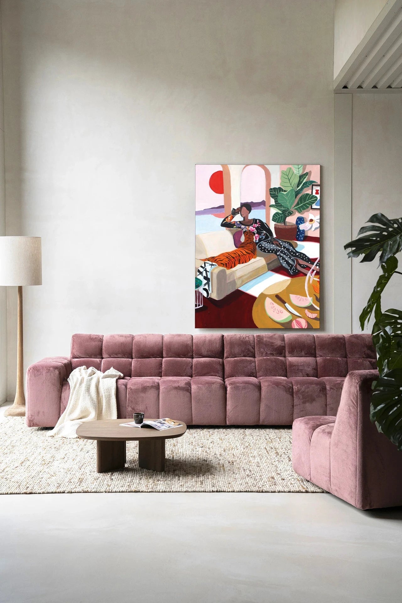 Tiger Queen - Moderne Wanddecoratie | Artprint, Glass Art & Wandkleed by Urban Cotton