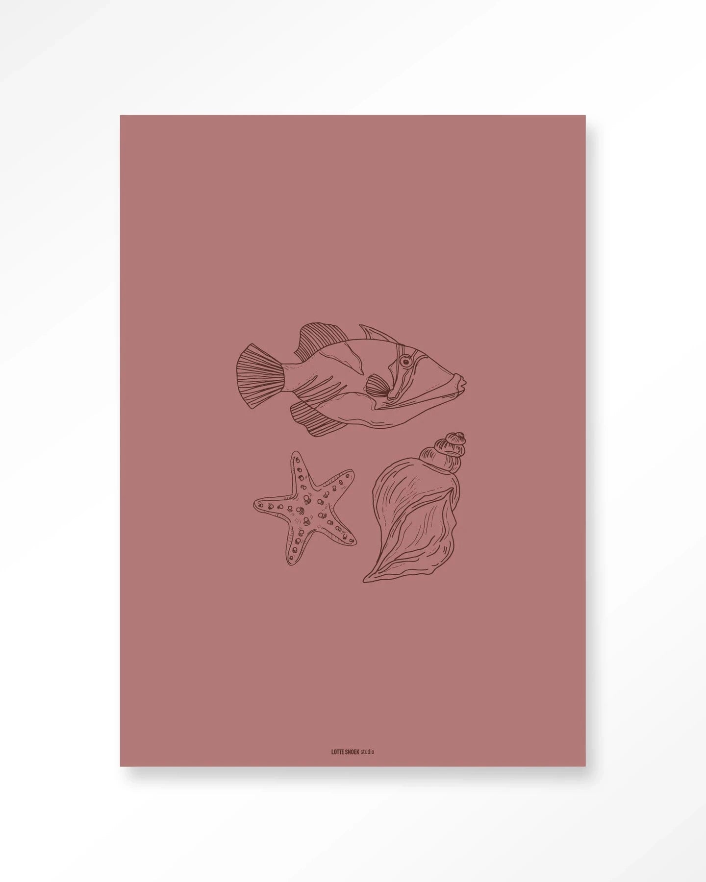 Tres Pisces - Moderne Wanddecoratie | Artprint, Glass Art & Wandkleed by Urban Cotton