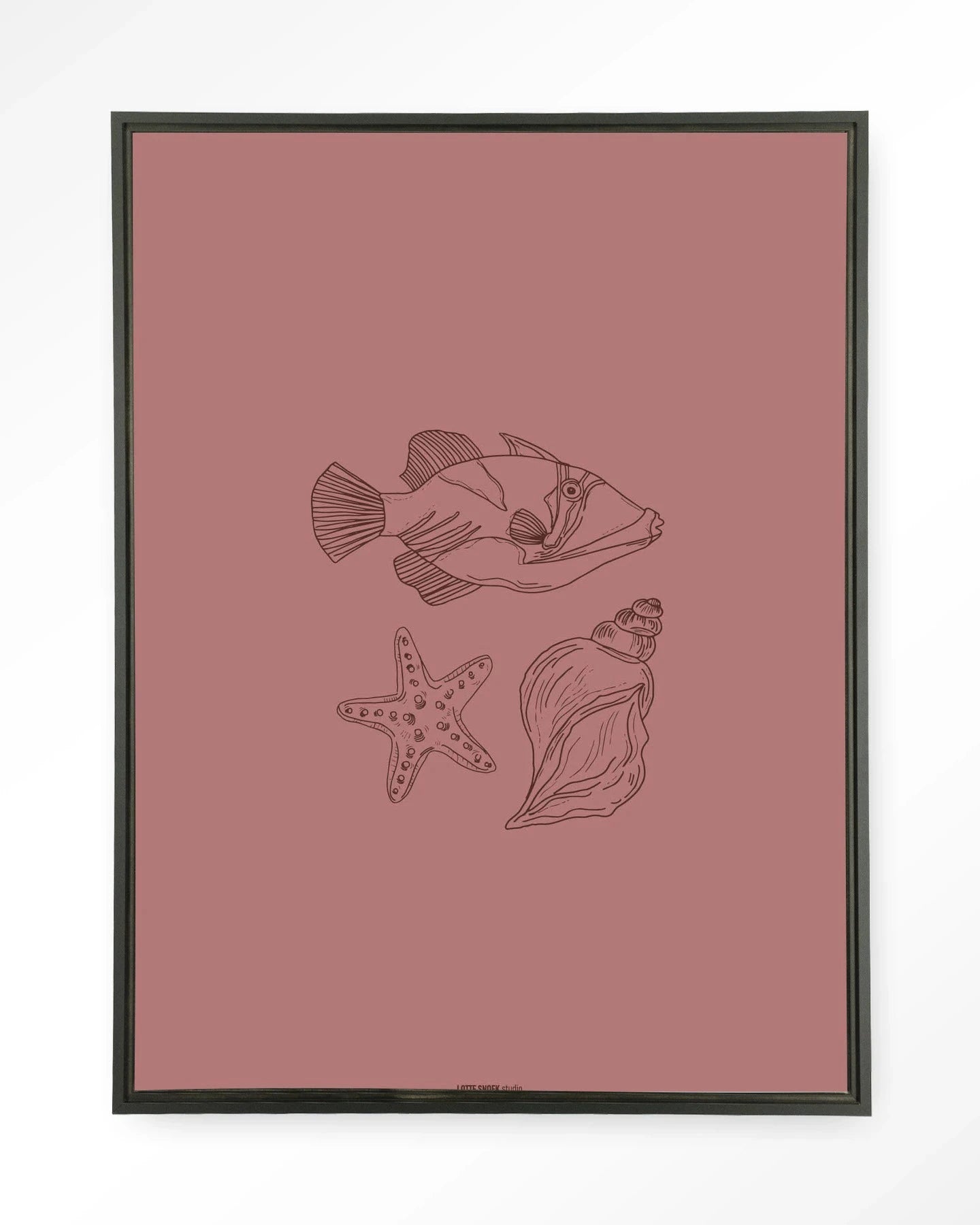Tres Pisces - Moderne Wanddecoratie | Artprint, Glass Art & Wandkleed by Urban Cotton