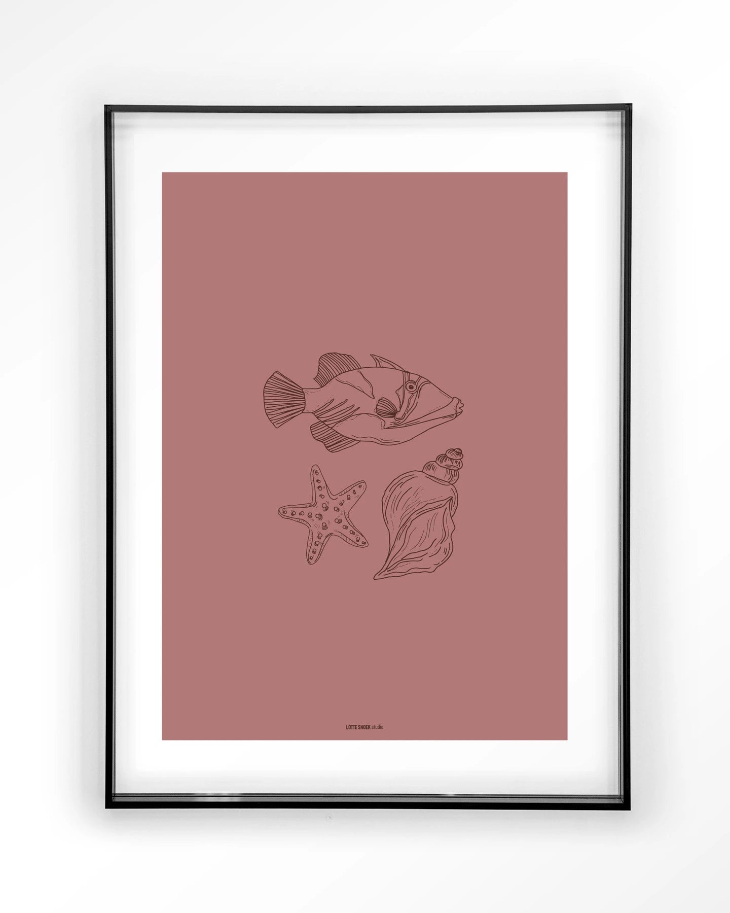 Tres Pisces - Moderne Wanddecoratie | Artprint, Glass Art & Wandkleed by Urban Cotton