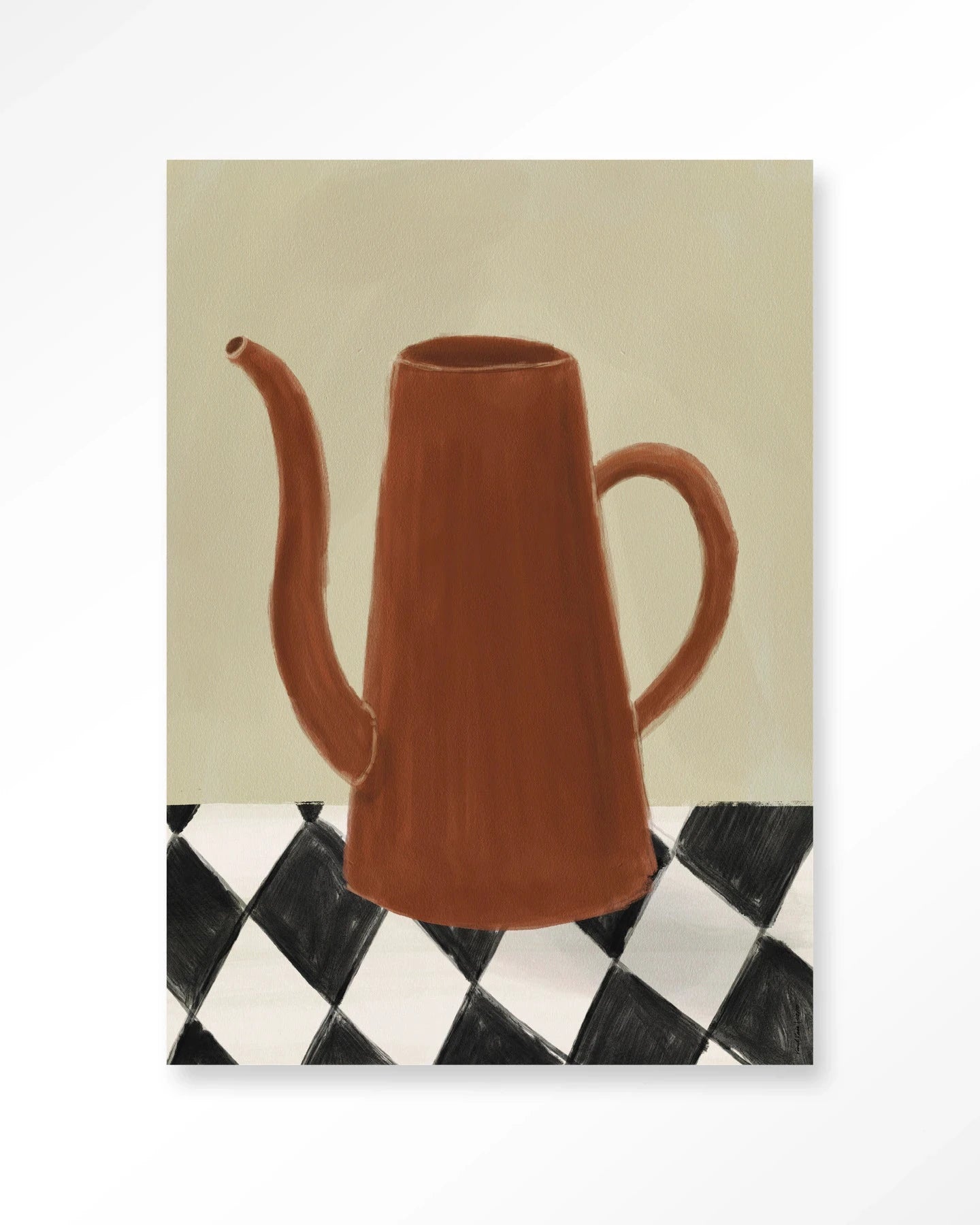 Moderne wanddecoratie Vivid Vase 02 van Urban Cotton met glas kunst en wandkleed, kleurrijk kunstwerk voor interieur.