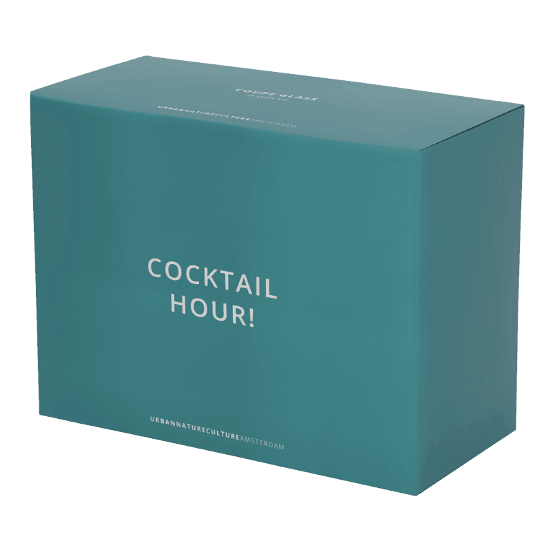 Cocktailglas in coupevorm, set van 2, in cadeauverpakking - depauwwonen