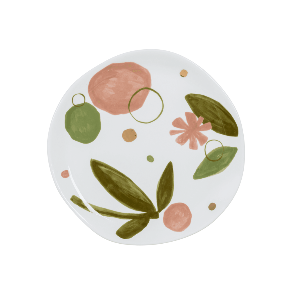 Good Morning bord Expresive Ø 17cm (set van 4) by Urban Nature Culture