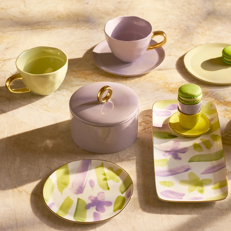 Good Morning bord Kusha, Ø17 cm (set van 4) by Urban Nature Culture