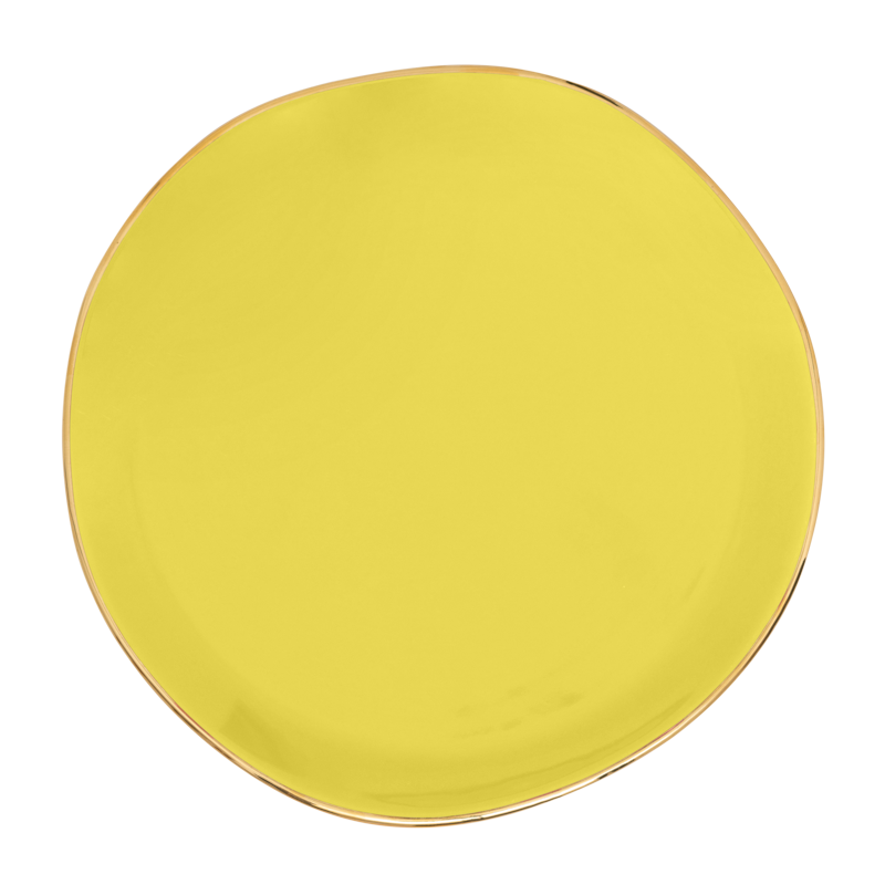 Good Morning bord Limelight, Ø17 cm (set van 4) by Urban Nature Culture