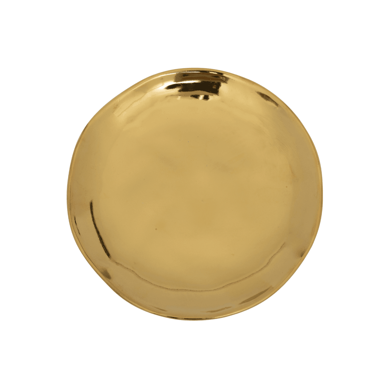 Good Morning bord Ø14 cm - goud (set van 4) by Urban Nature Culture