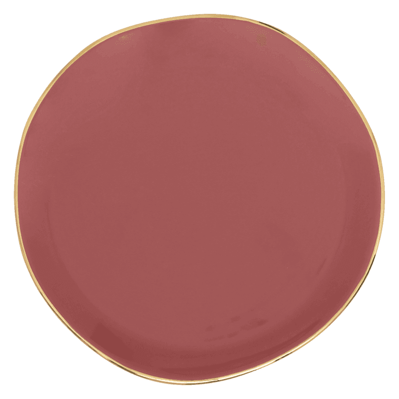 Good Morning bord Ø17 cm - Brandied Apricot (set van 4) by Urban Nature Culture