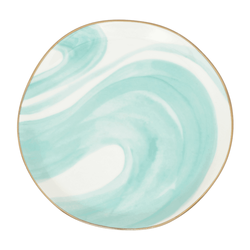 Good Morning bord Ø17 cm - Smaragdgroen (set van 4) by Urban Nature Culture