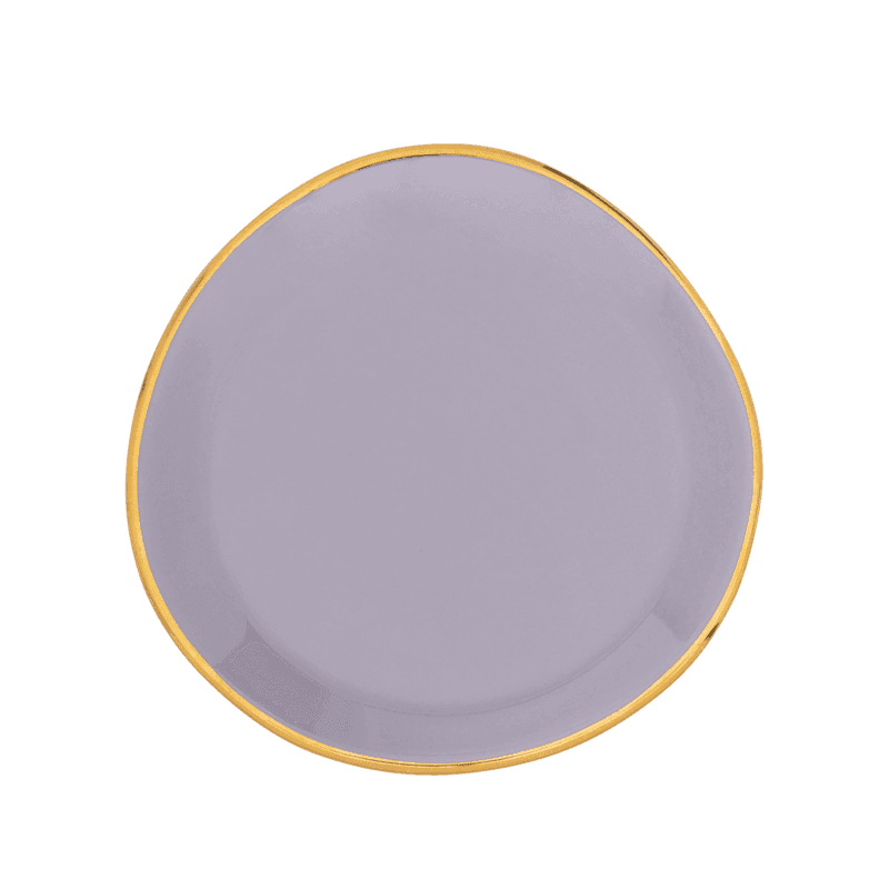 Good Morning bord Ø9 cm - Lila (set van 4) - depauwwonen