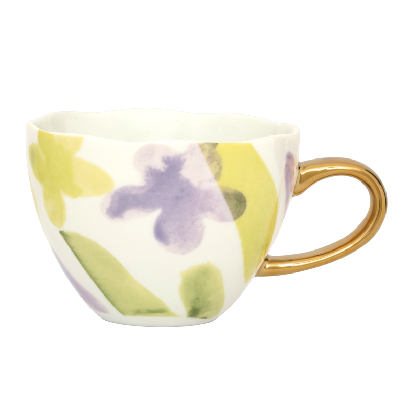Good Morning Kop Cappuccino/Thee Kusha (set van 4) by Urban Nature Culture