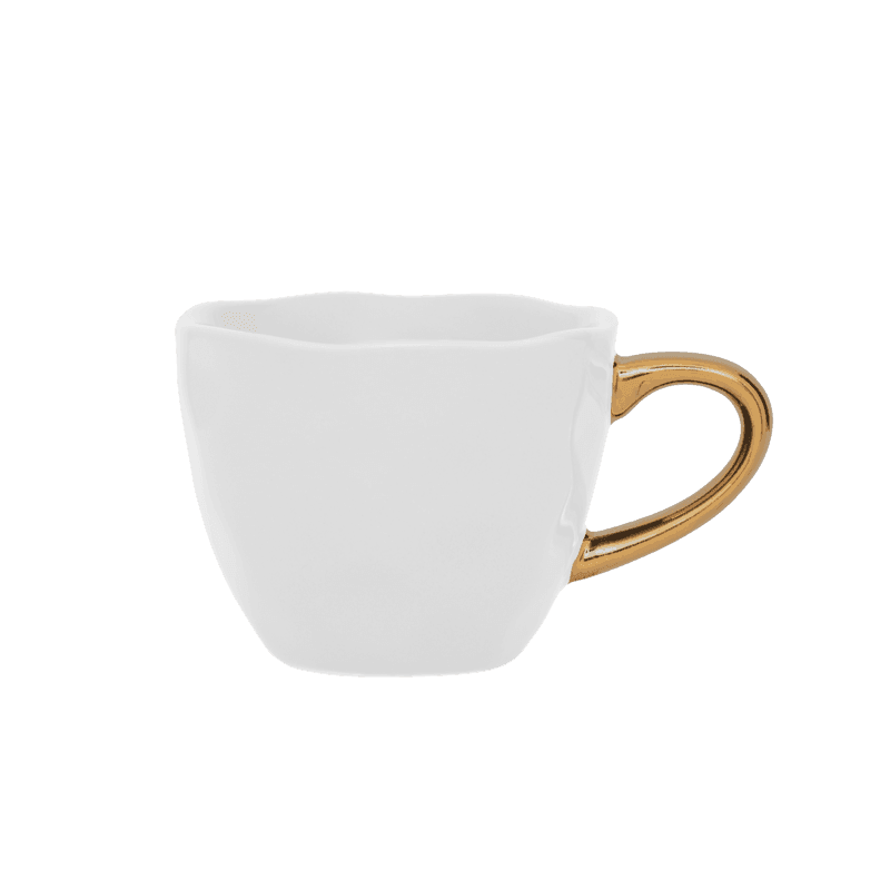 Good Morning kopje Espresso Ø6 cm - Wit (set van 4) by Urban Nature Culture