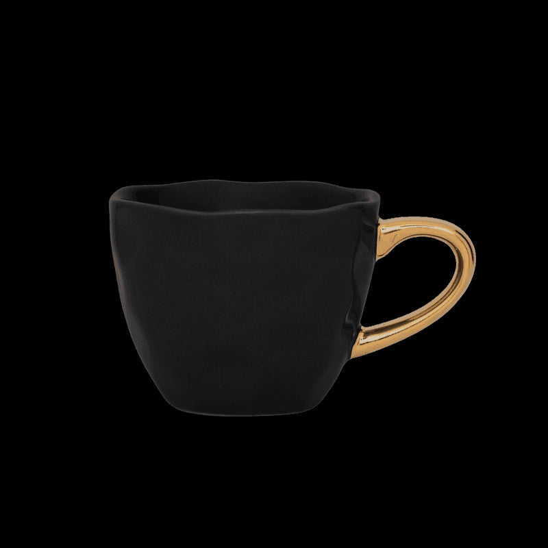 Good Morning kopje Espresso Ø6 cm - Zwart (set van 4) - depauwwonen