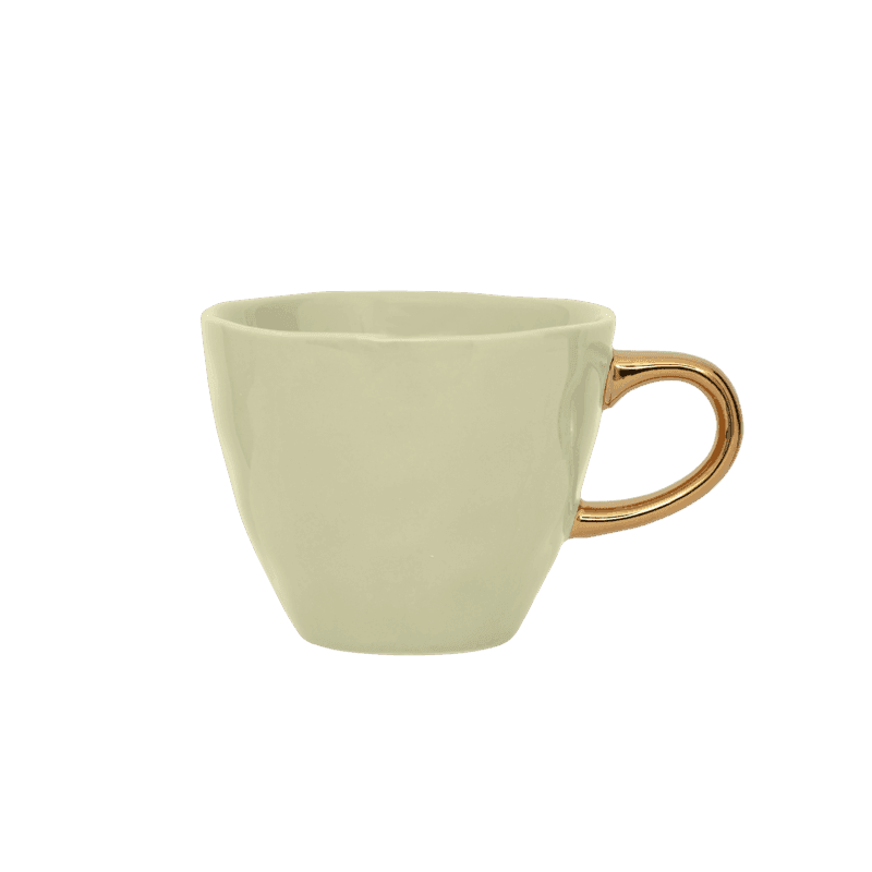 Good Morning kopje Koffie Ø8 cm - Lichtgroen (set van 4) by Urban Nature Culture