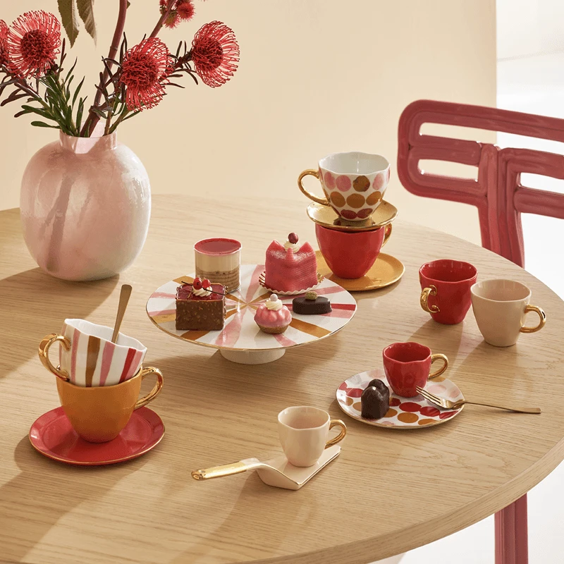 Good Morning taartschep oud roze by Urban Nature Culture