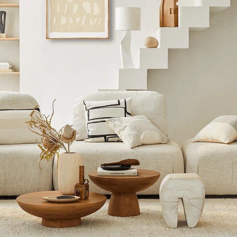 Kussen Arte Off White 45 x 45 CM by Urban Nature Culture