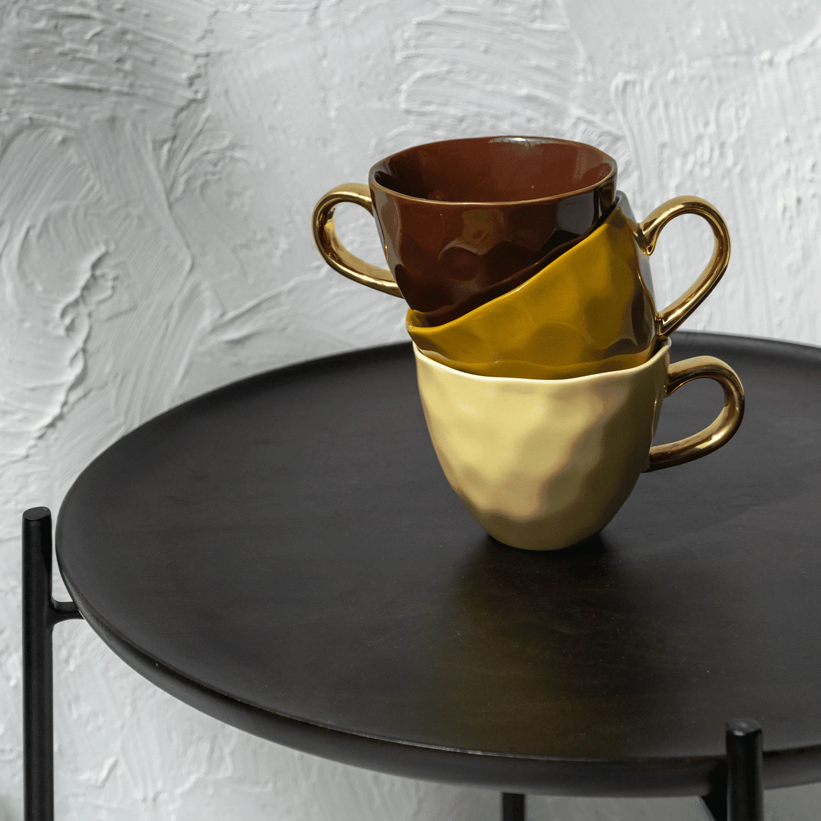 Salontafel met dienblad Fez, Zwart Klein by Urban Nature Culture