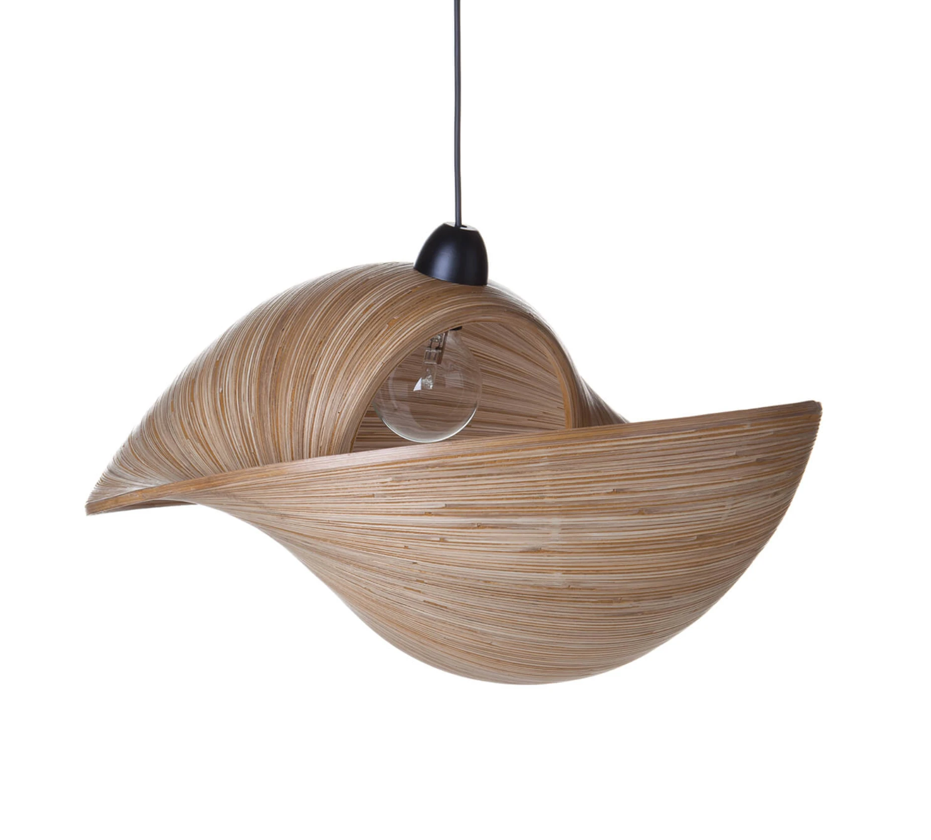 Hanglamp Bamboo Shell in 2 maten by VillaFlor