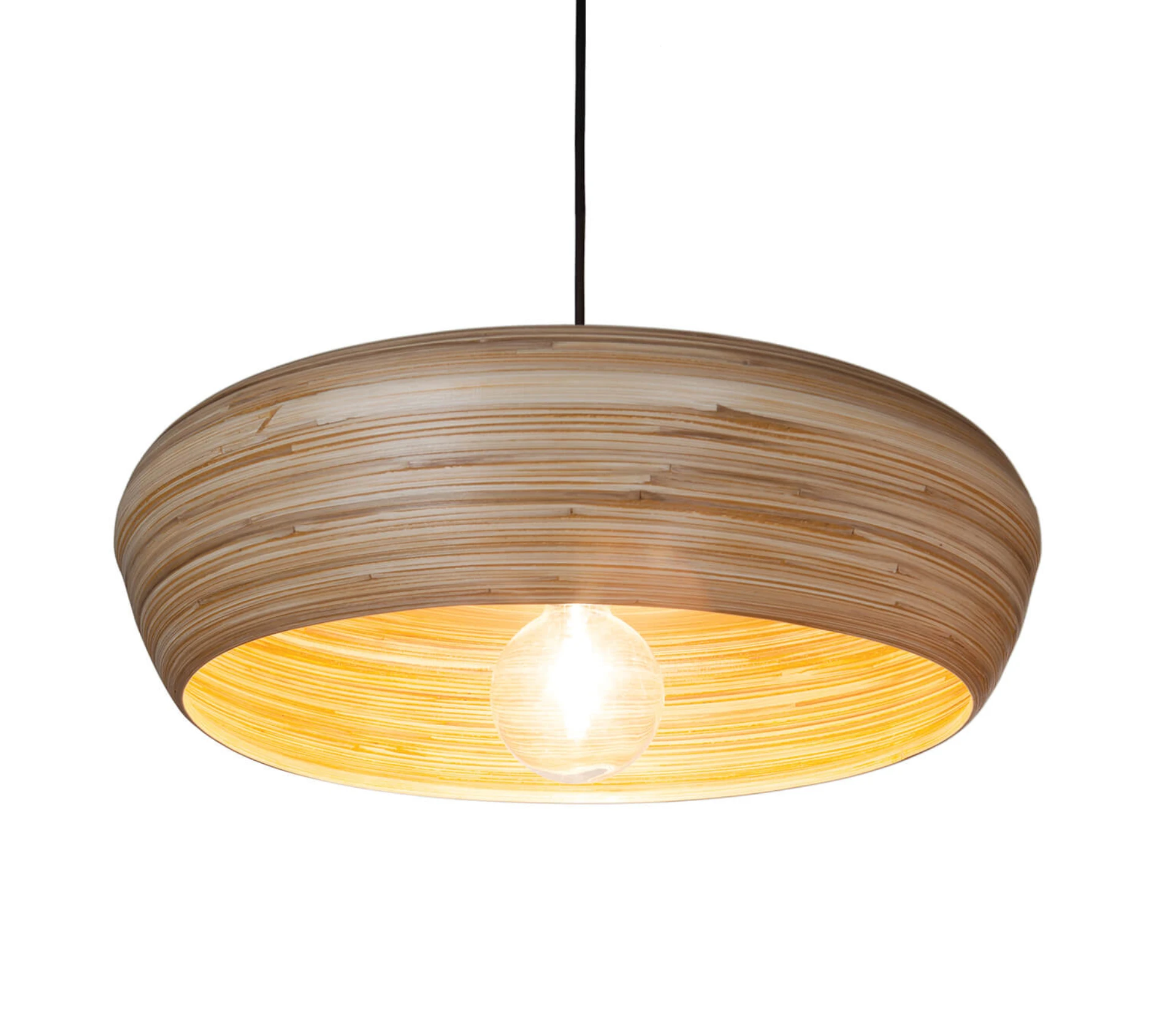Hanglamp Bamboo UFO in 2 maten by VillaFlor
