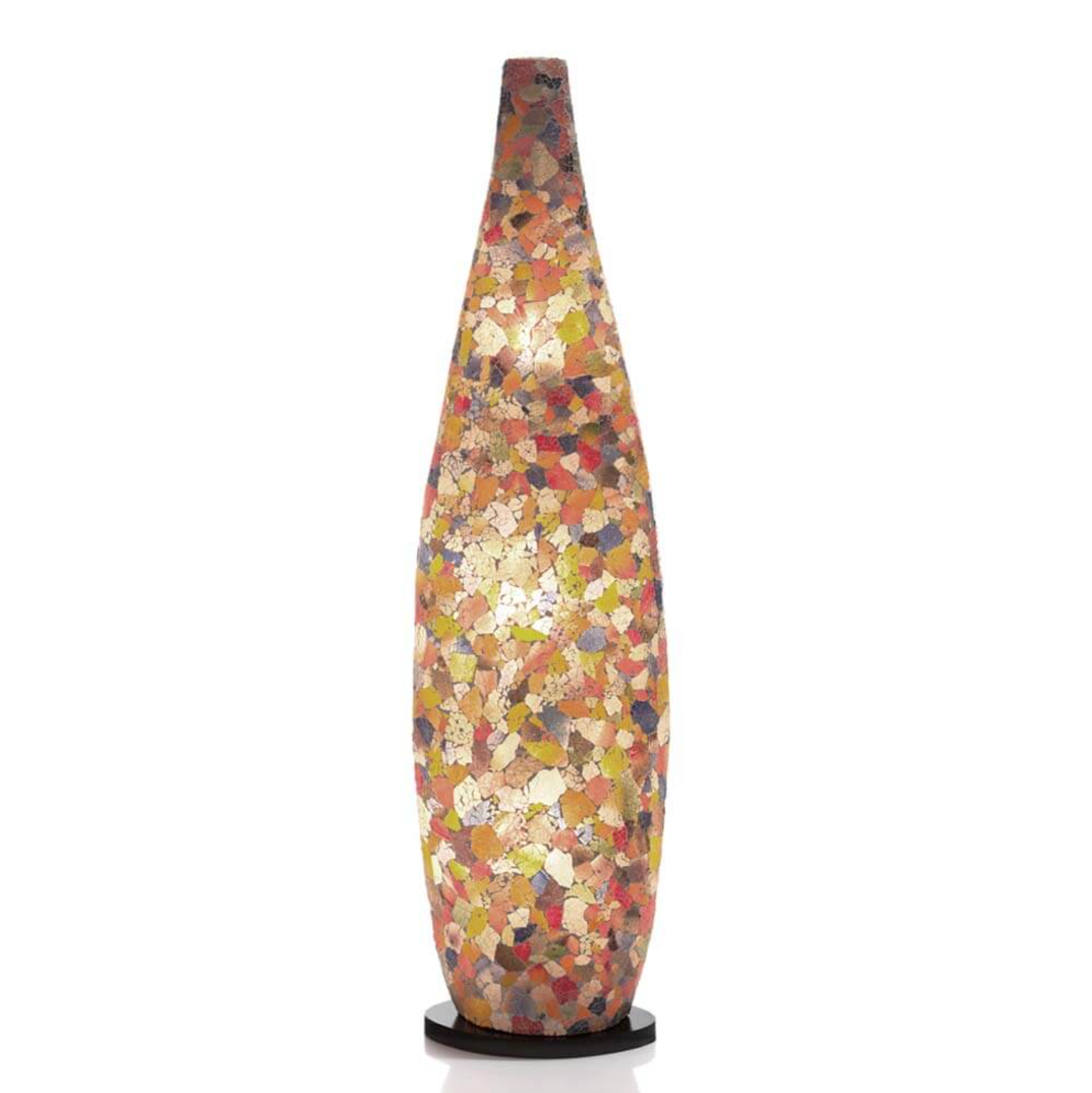 Vloerlamp/Tafellamp Glass Multi Color Bottle in twee maten - depauwwonen