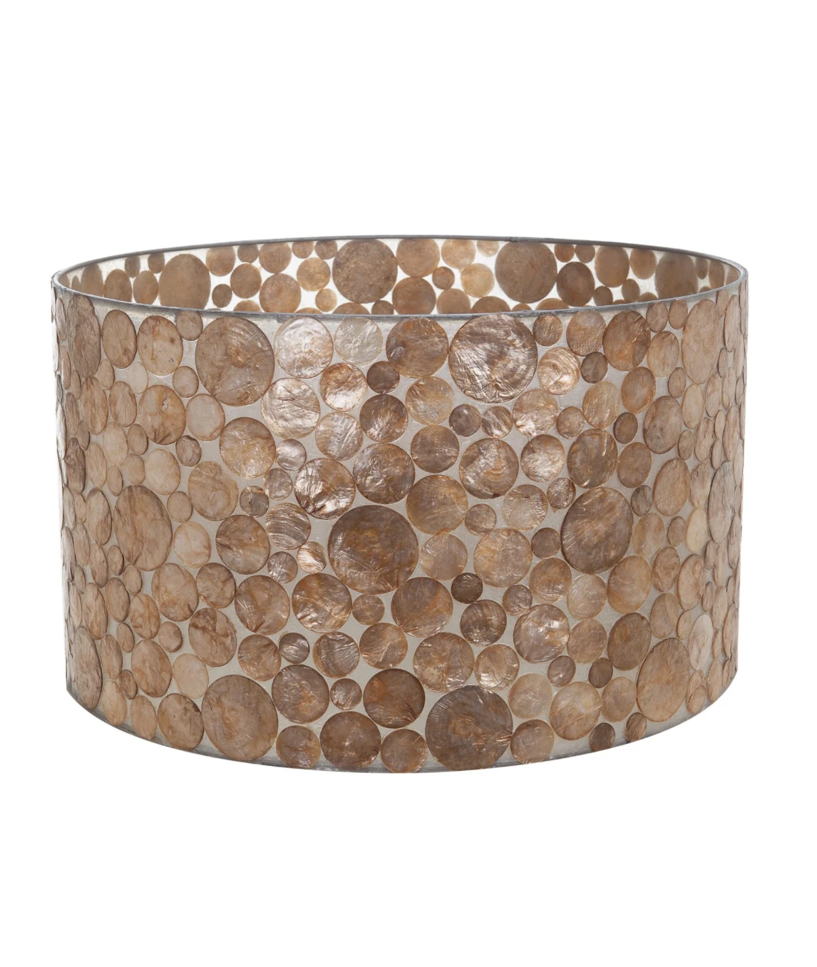 Lampenkap Coin Gold Cilinder in 2 maten by VillaFlor