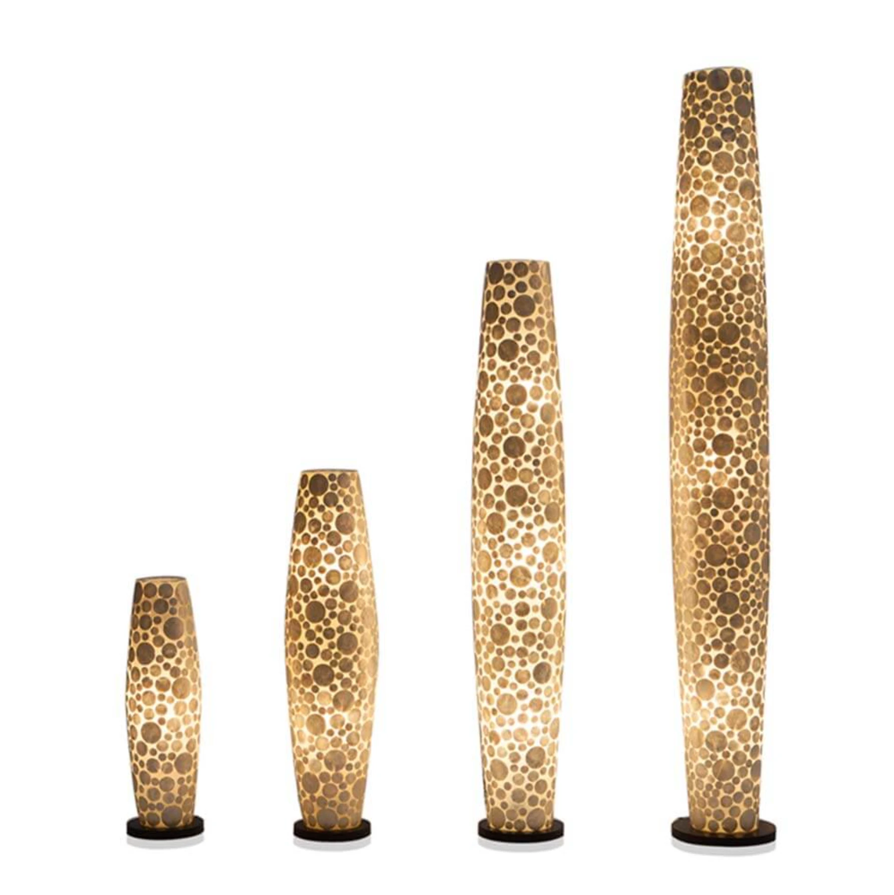 Vloerlamp Coin White Apollo in vier maten by VillaFlor