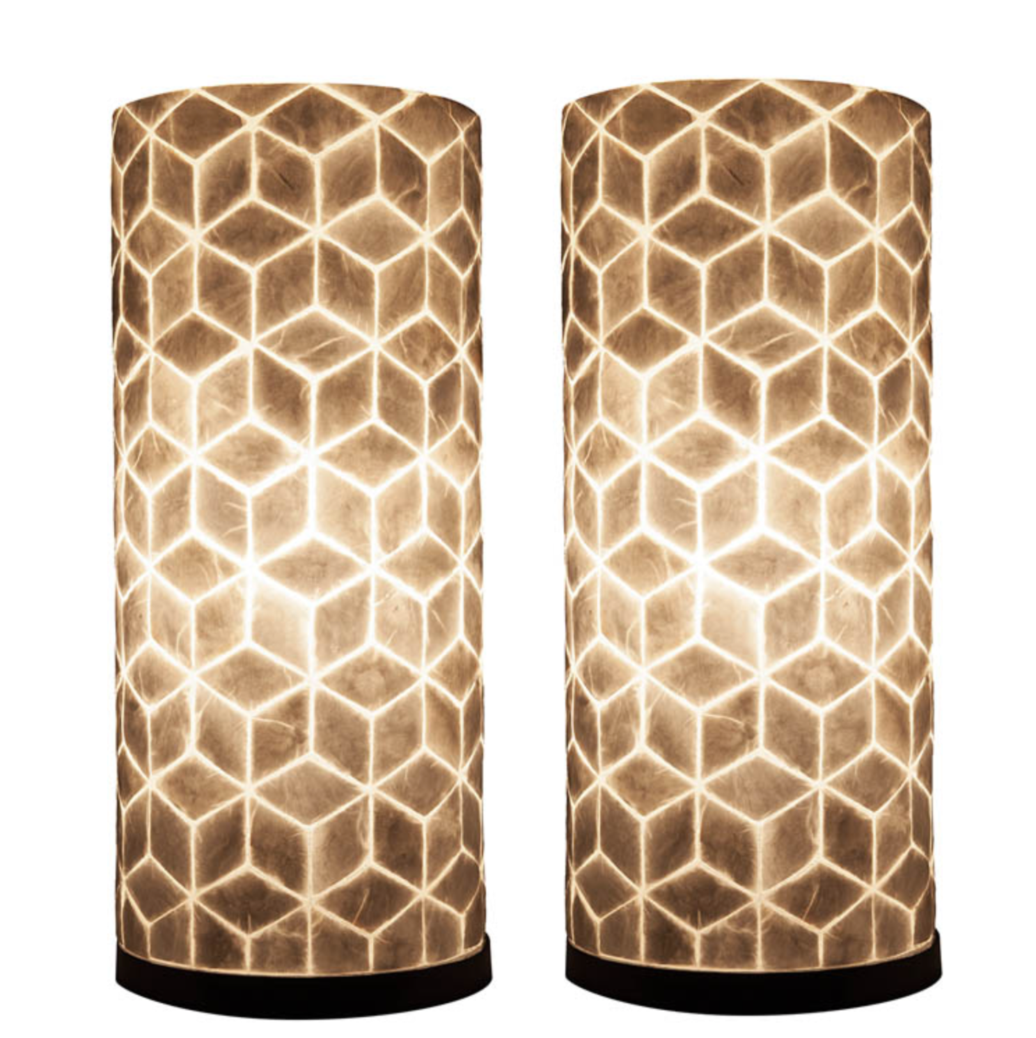 Tafellamp Cubes Cilinder set 2 in 2 maten - depauwwonen