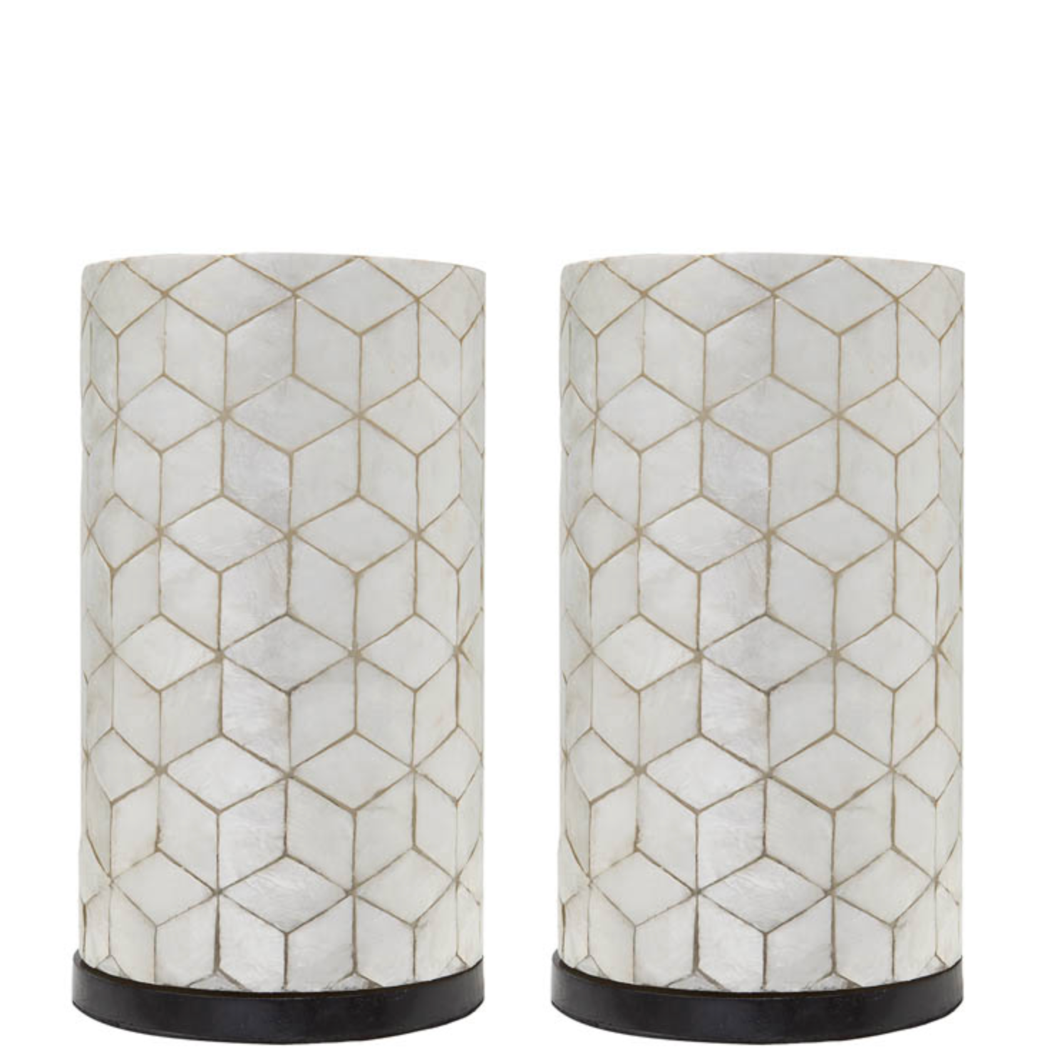 Tafellamp Cubes Cilinder set 2 in 2 maten by VillaFlor