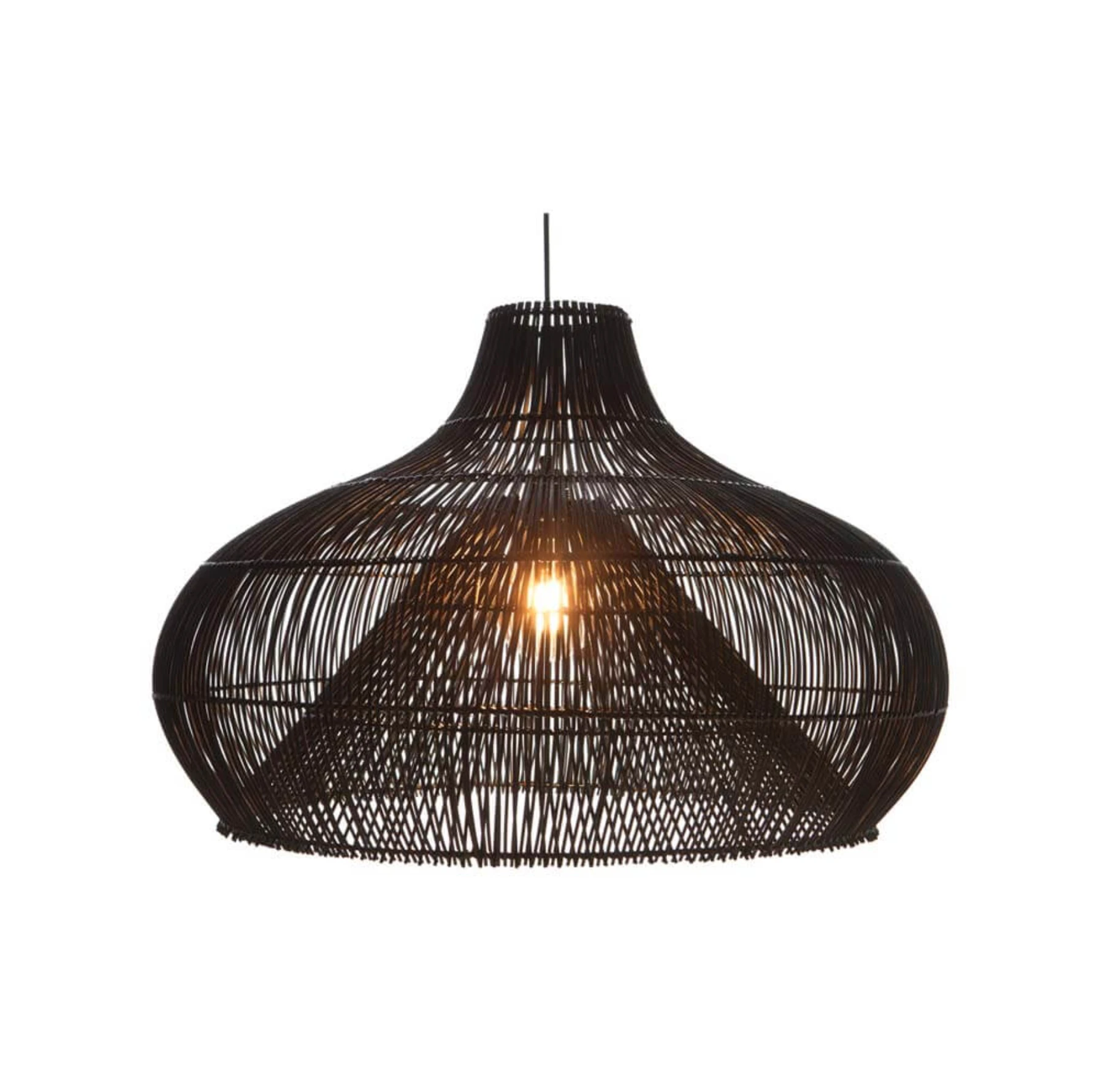 Hanglamp Rattan Dome in 2 kleuren by VillaFlor