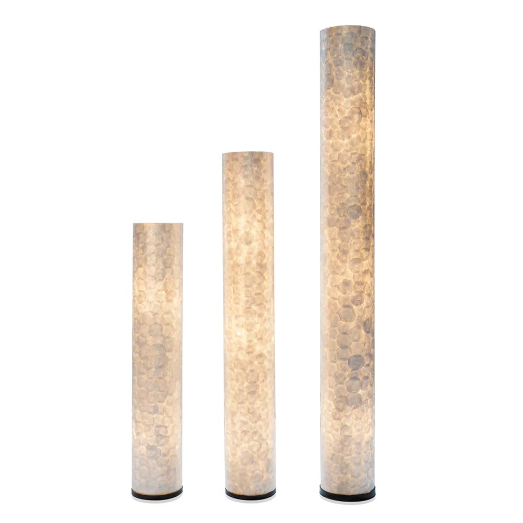 Vloerlamp Full Shell Cilinder in twee maten by VillaFlor