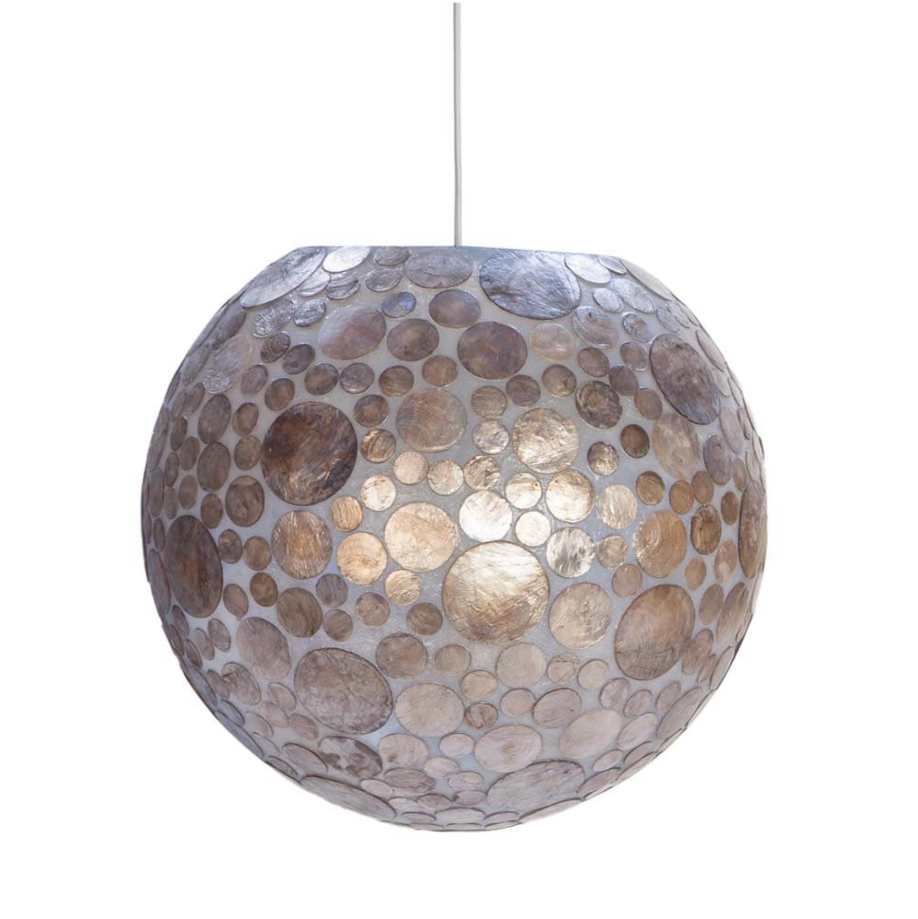 Hanglamp Coin Gold Ball in twee maten by VillaFlor