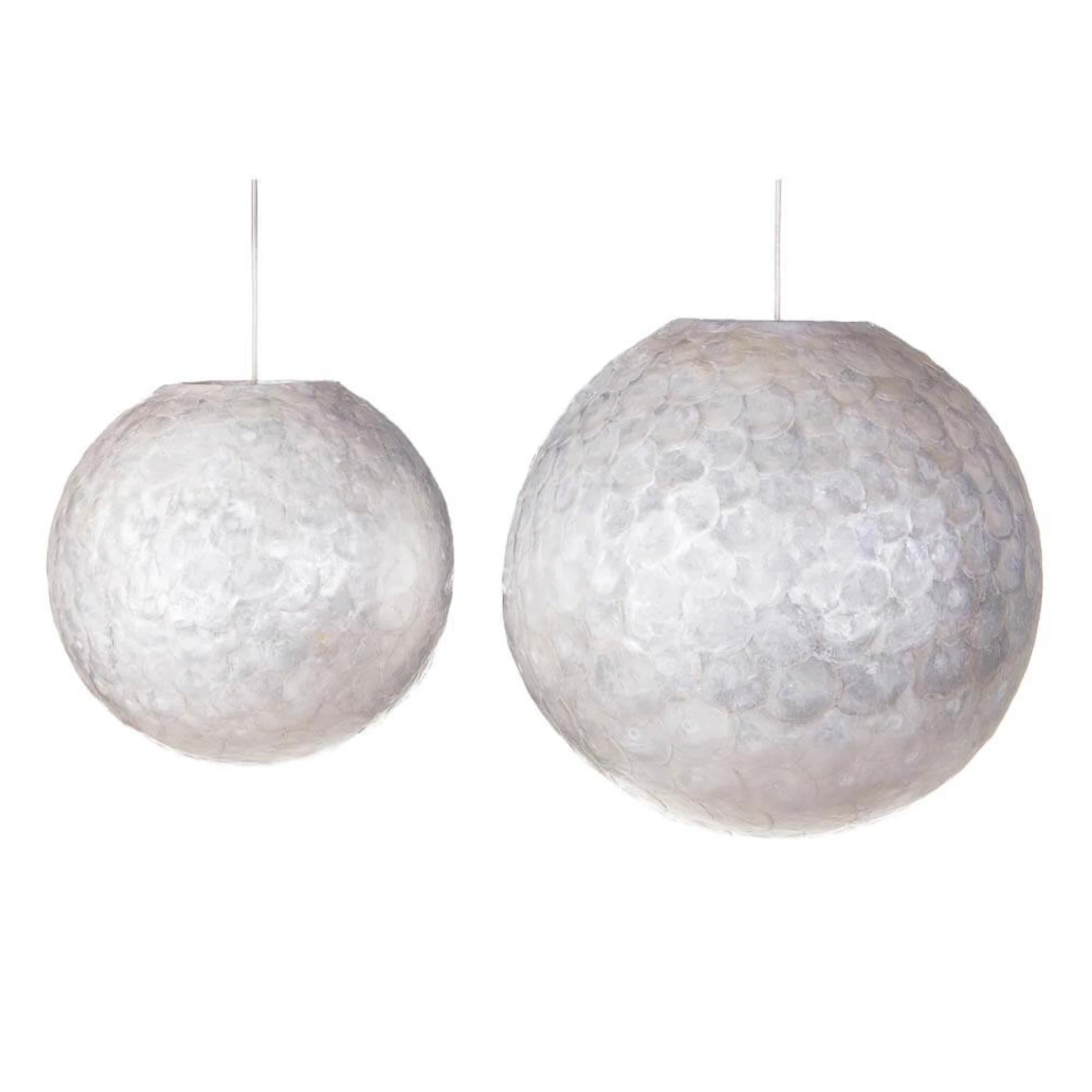 Hanglamp Full Shell Ball in twee maten by VillaFlor