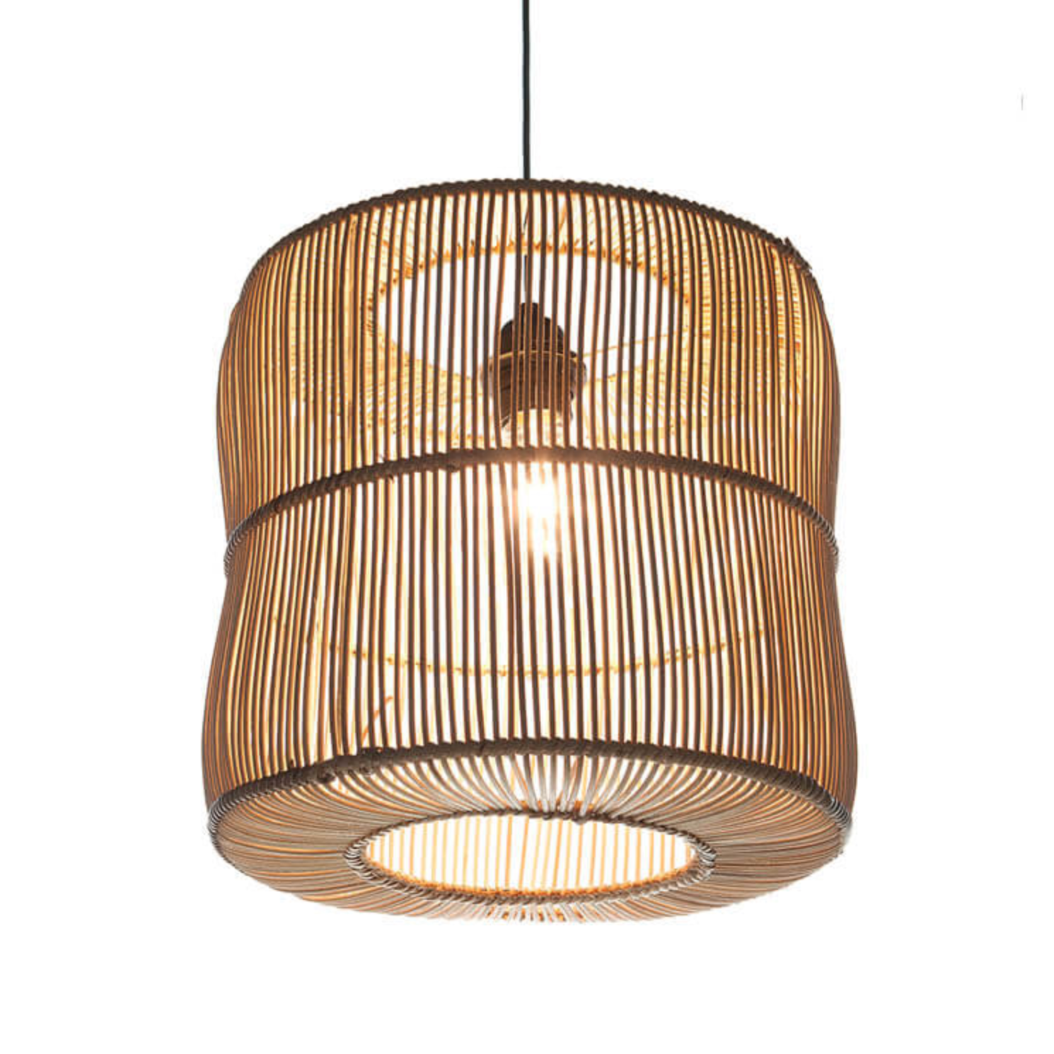 Hanglamp Ratan Cilinder naturel - depauwwonen