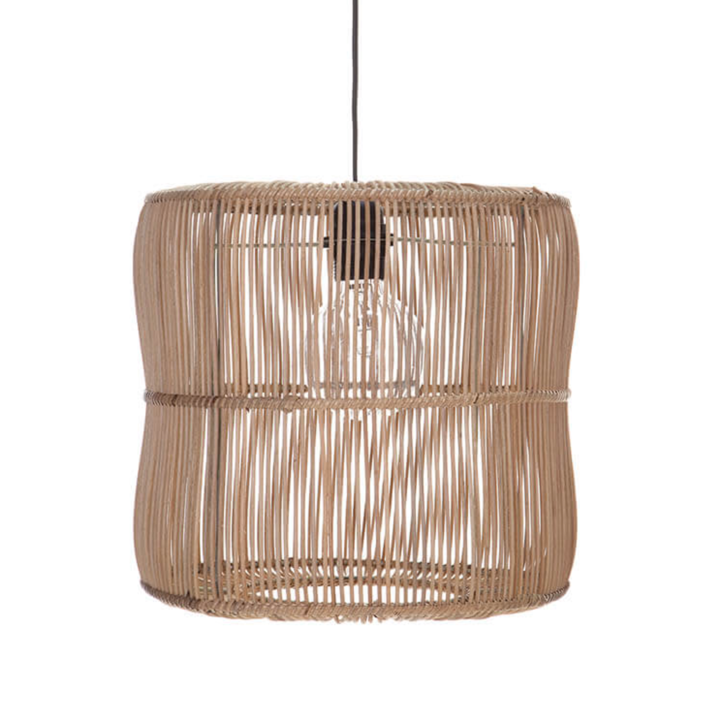Hanglamp Ratan Cilinder naturel - depauwwonen
