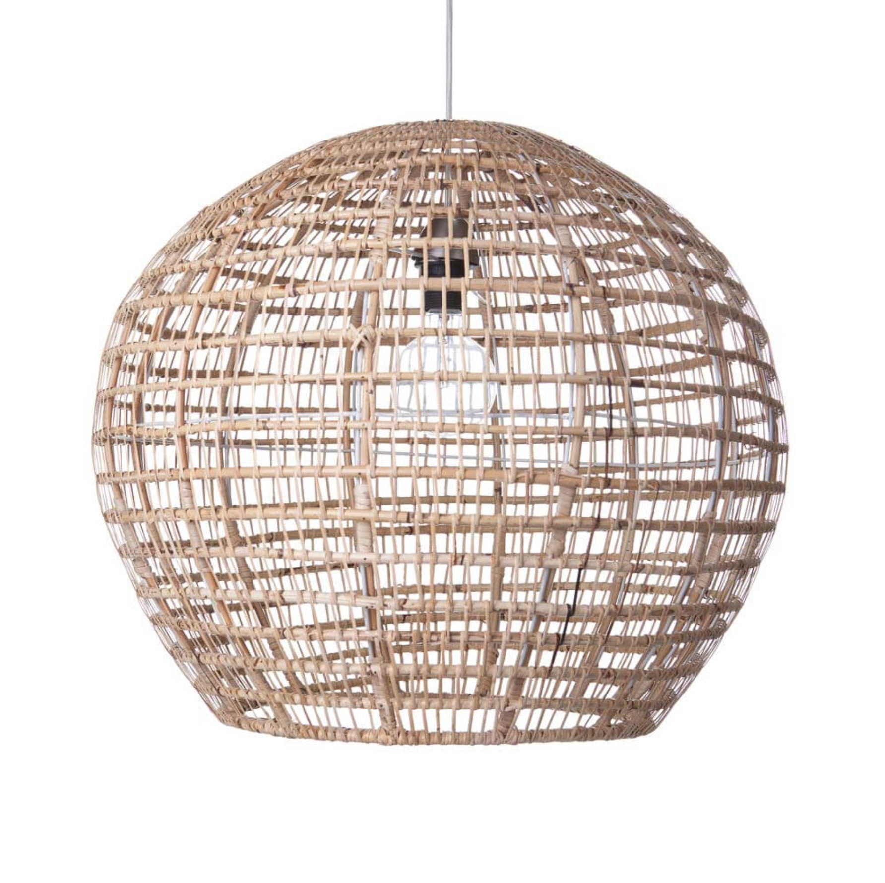 Hanglamp Rattan Bol - depauwwonen
