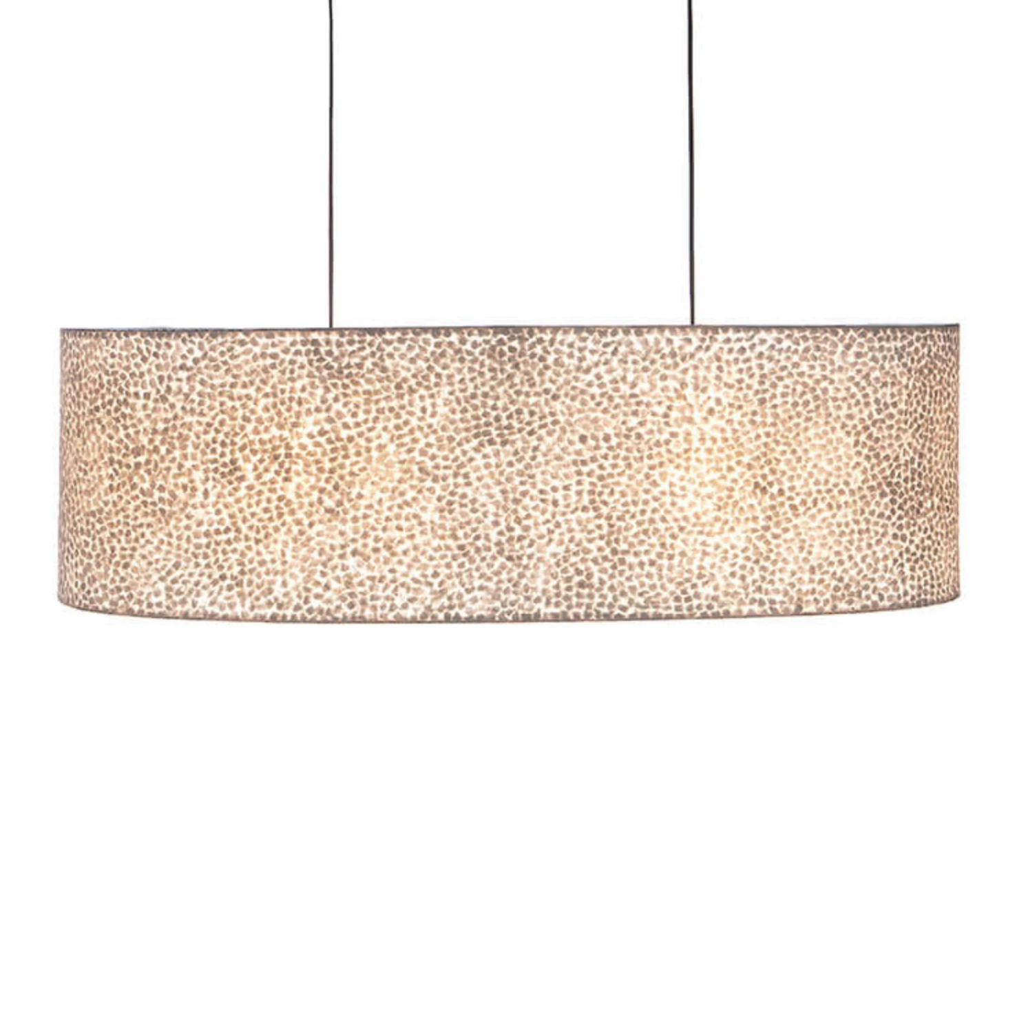 Hanglamp Wangi White Bintan Ovaal | 95cm by VillaFlor