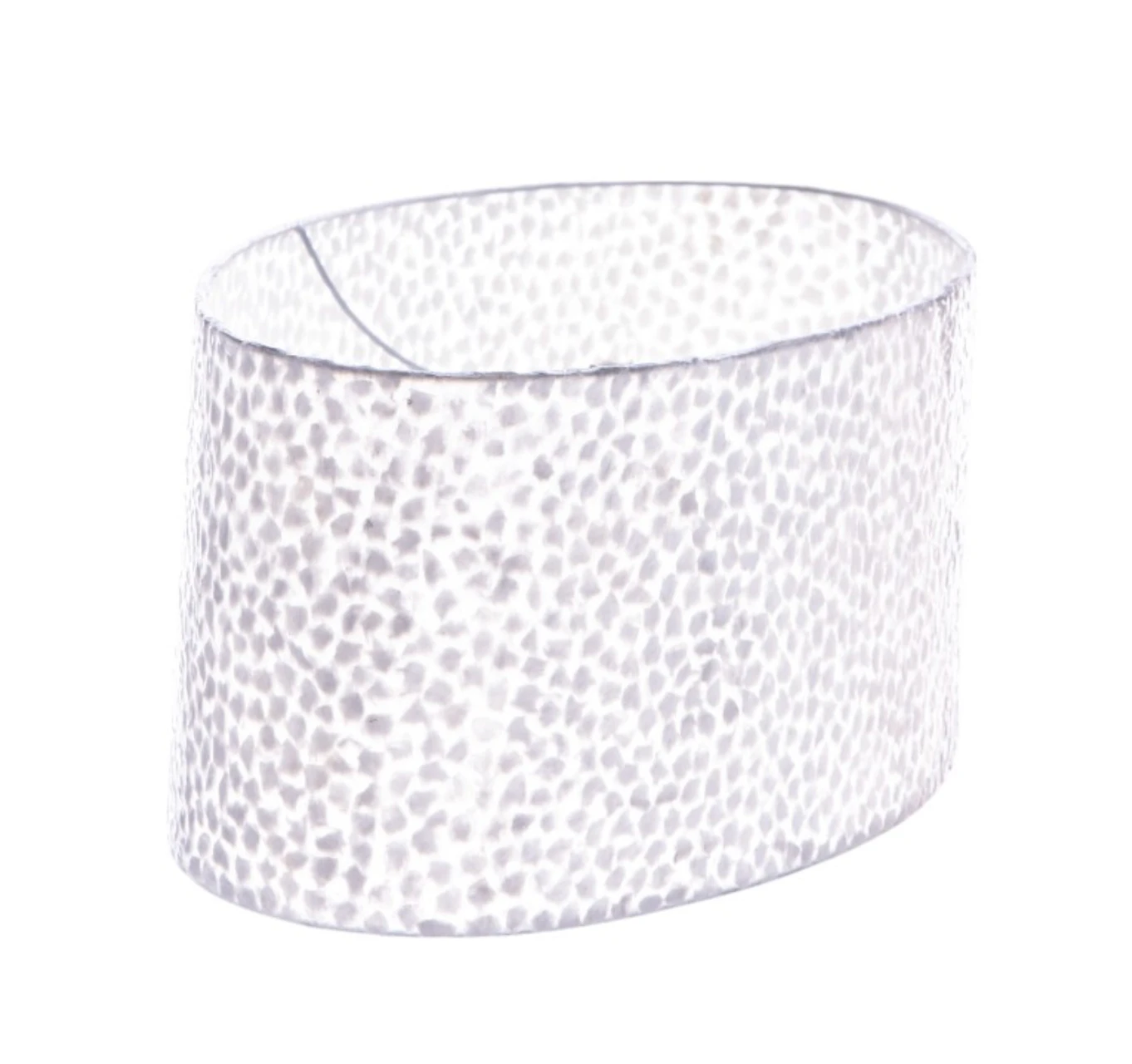 Lampenkap Wangi White Ovaal in 2 maten by VillaFlor