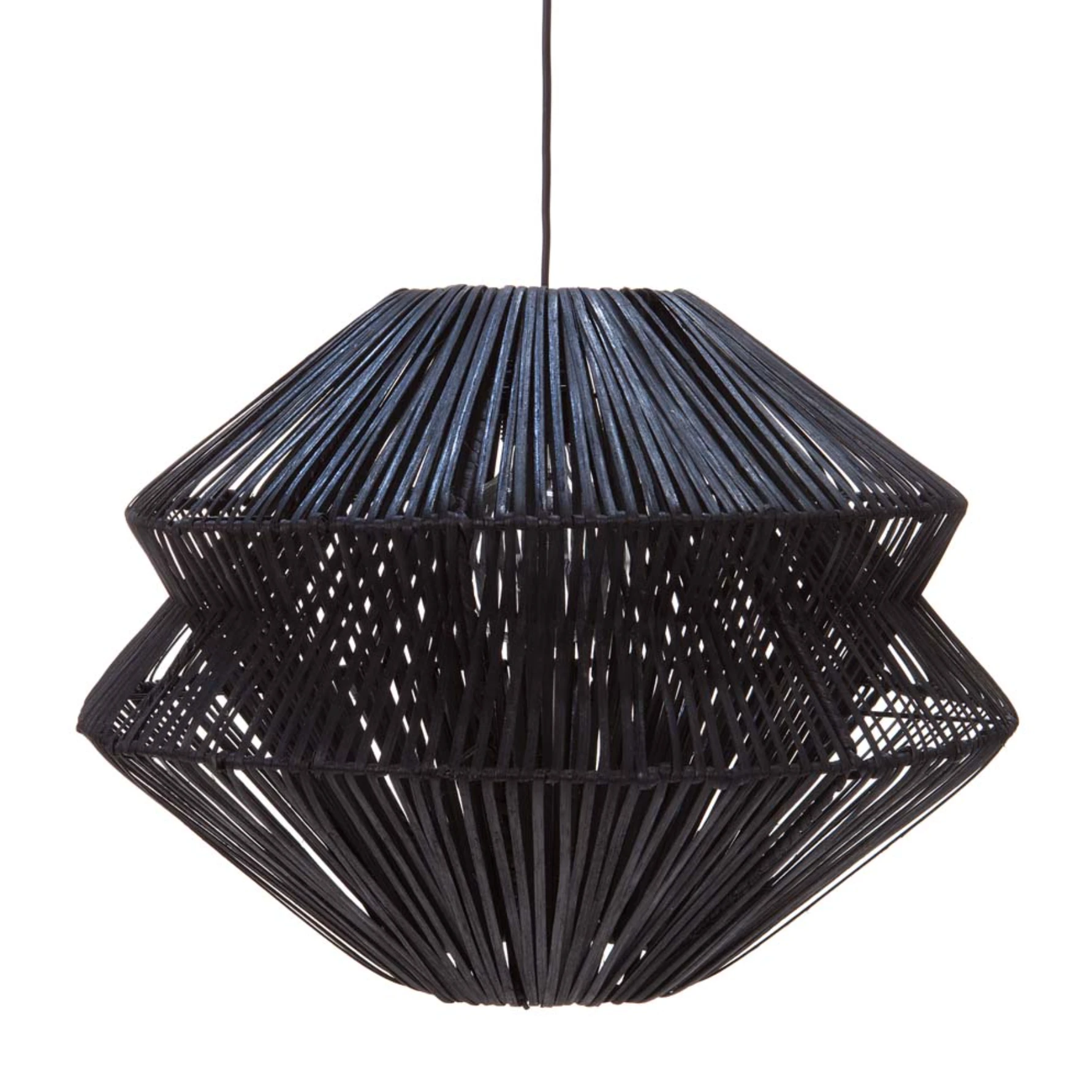 Hanglamp Rattan Laut, in 2 kleuren by VillaFlor