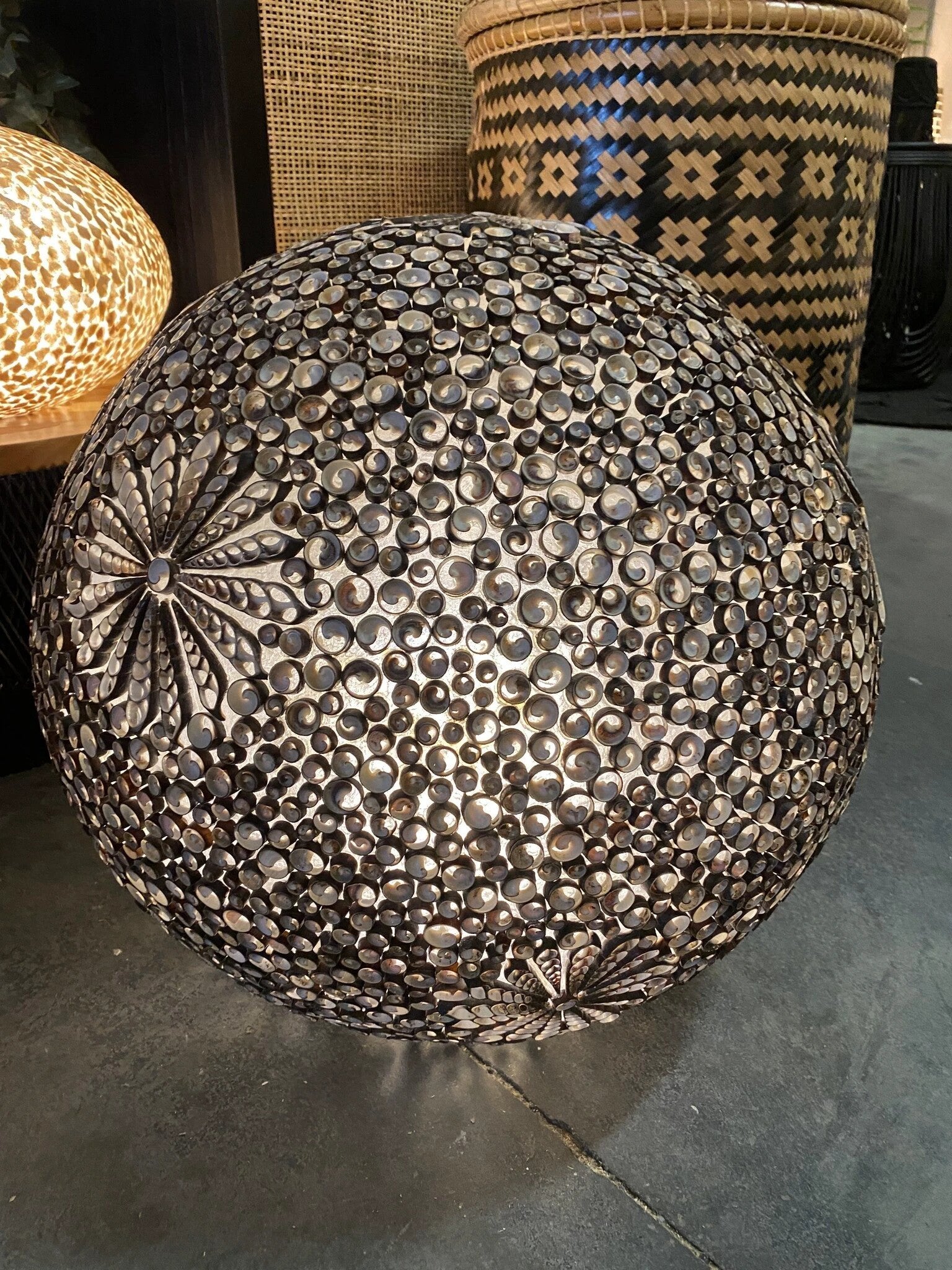 Tafellamp Dili Ball Zwart by VillaFlor